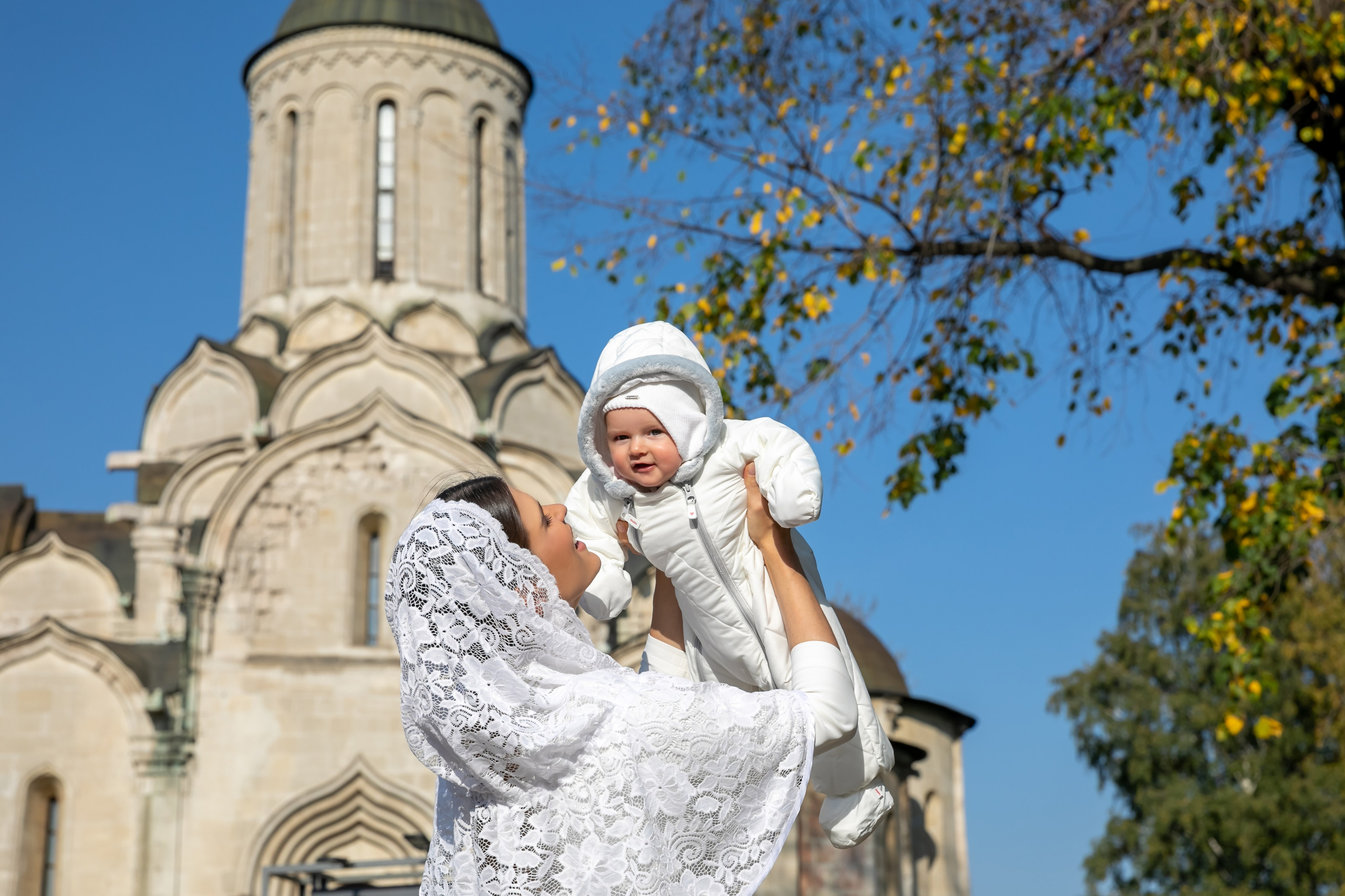 Крещение в Спасо-Андрониковом монастыре 12.10.2024. Фотограф крещения и венчания Антонова Надежда г. Москва