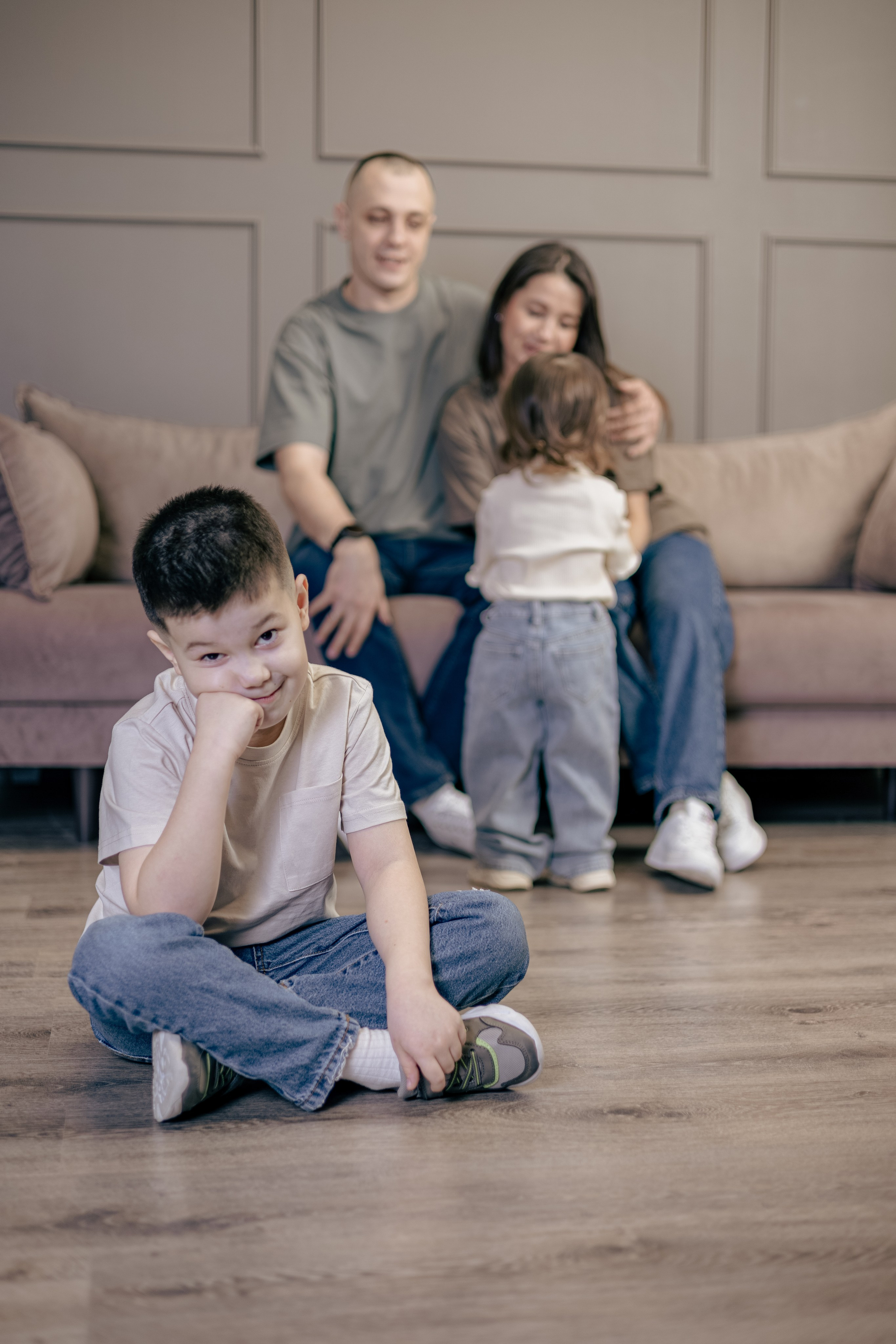 Екатерина, Рустам, Тимур и Адель. Детский и семейный фотограф Евгения Вахнеева Москва Зеленоград