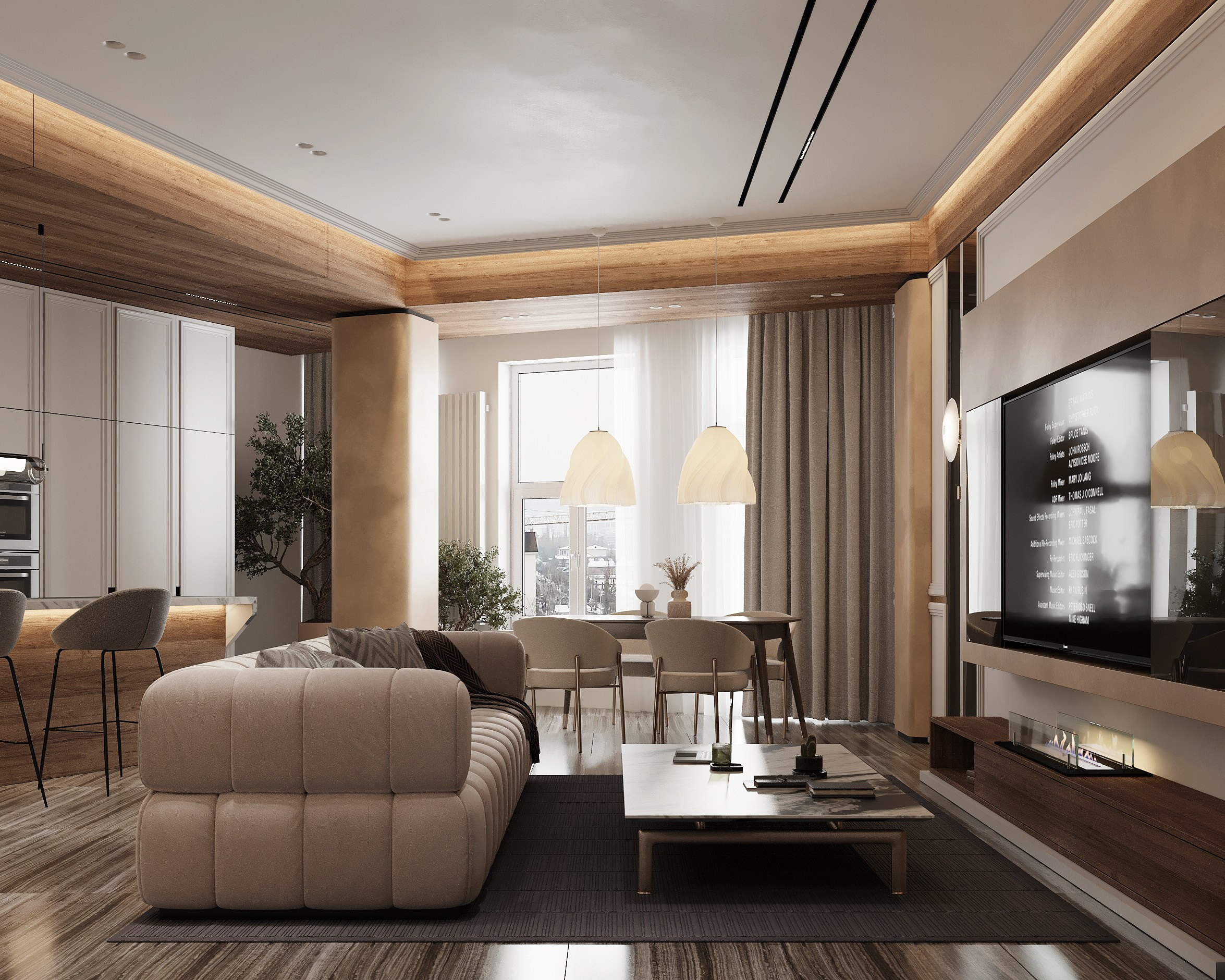 ЖК «IL DE FRANCE», 160 м². Room Design Studio