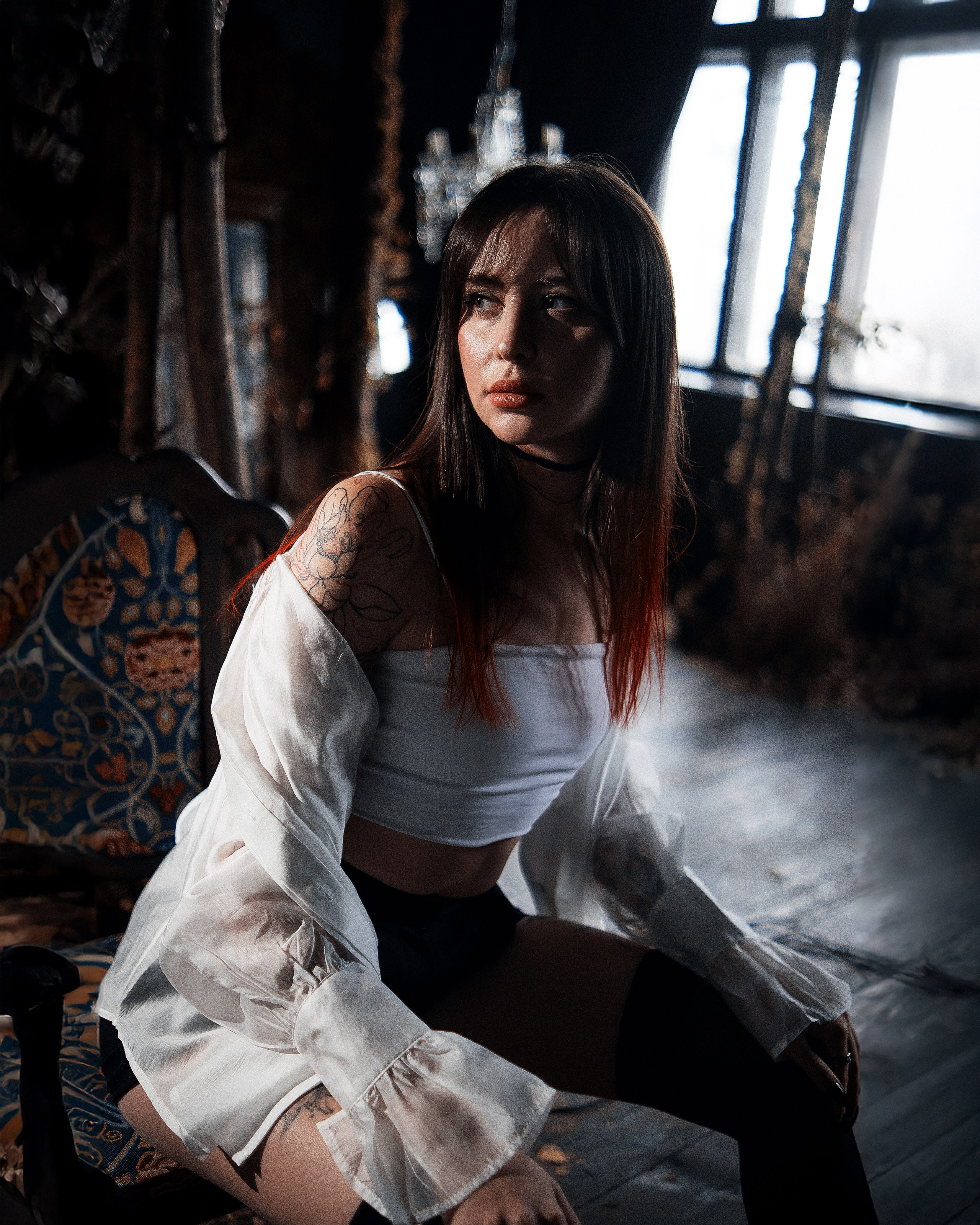 Фотосессия в студии для Люси в Новосибирске. Фотограф в Новосибирске Владислав Унтерберг