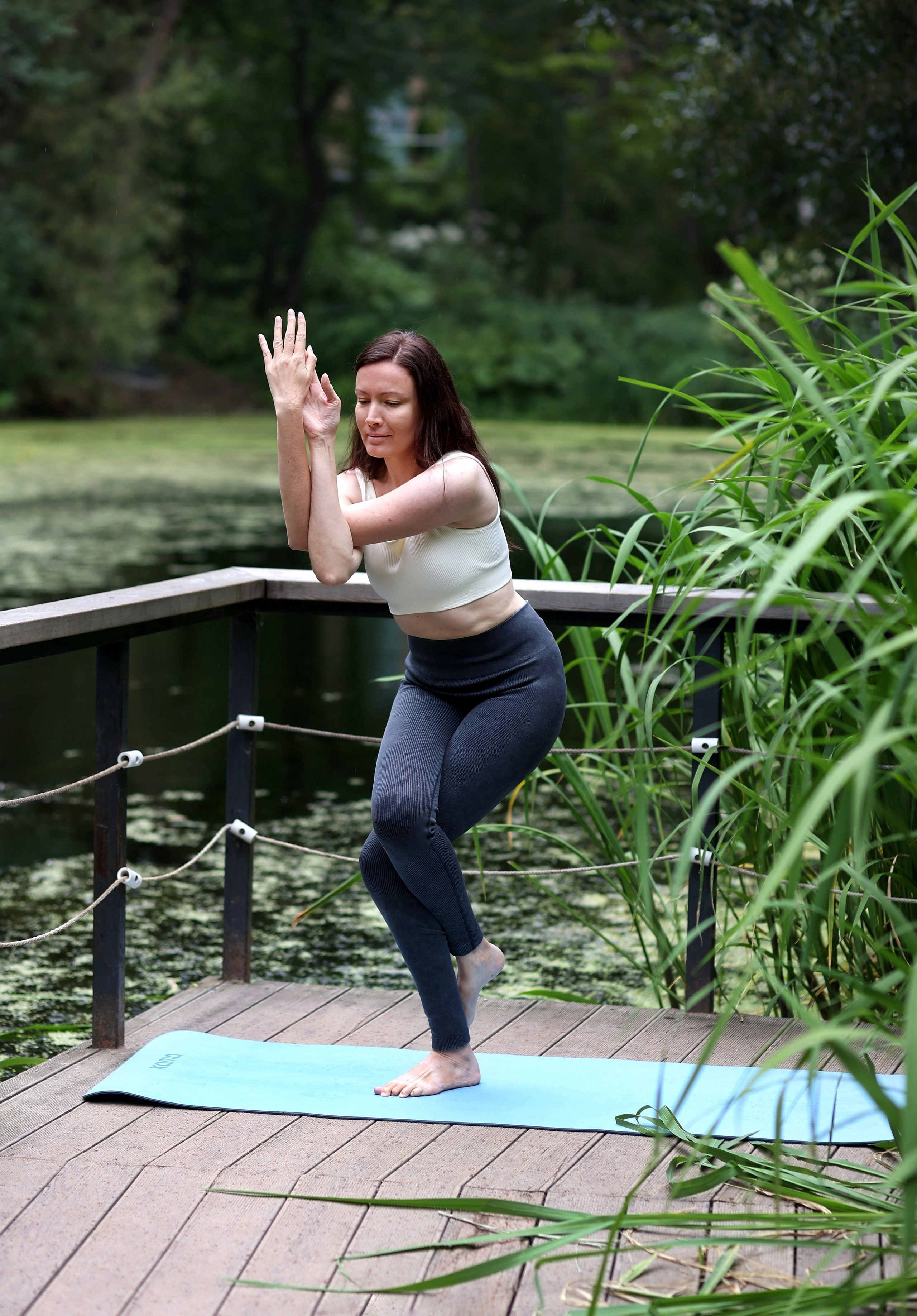 Йога. Гортензии. Тропики в Аптекарском огороде. Портретный фотограф Москва