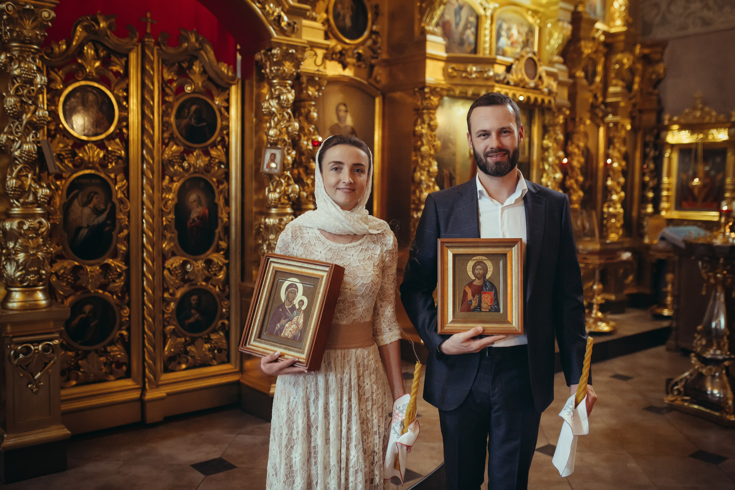 Венчание Виктора и Марии. Фотограф на Крещение, семейный фотограф в Москве