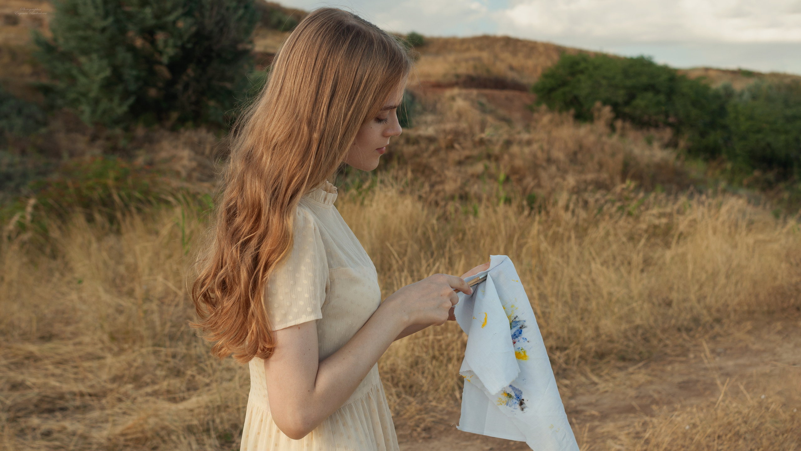 Пленэр в деревне. Фотохудожник и фоторежиссёр Евгения Будякова