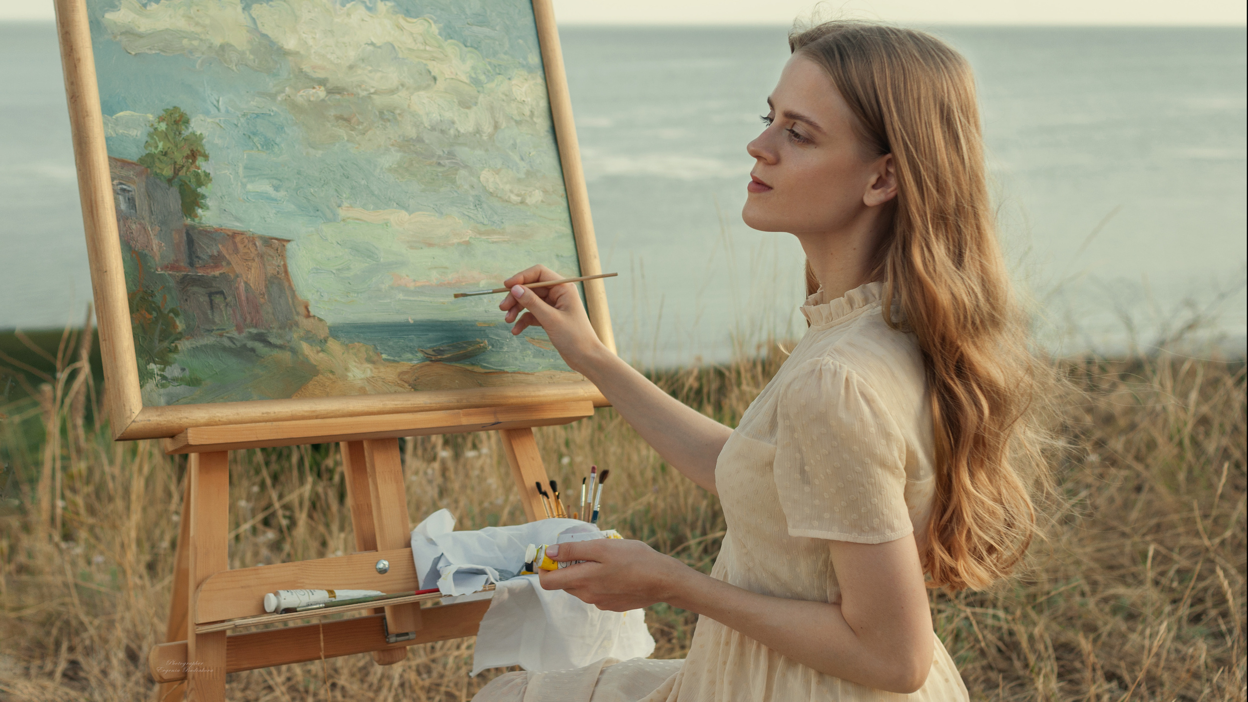 Пленэр в деревне. Фотохудожник и фоторежиссёр Евгения Будякова