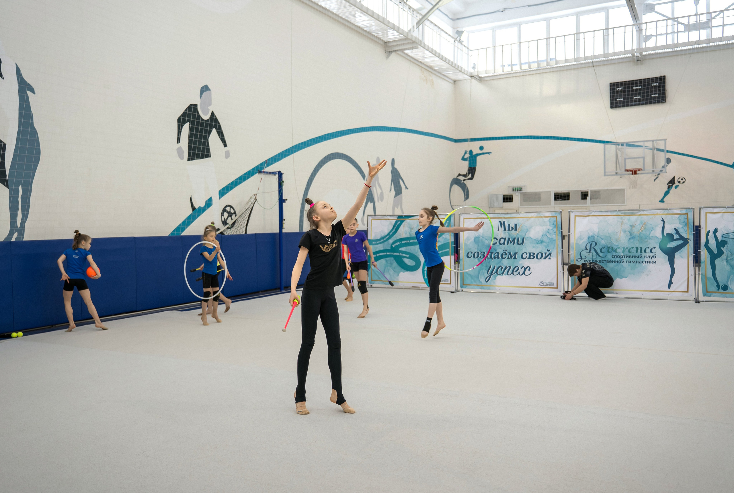 Тренировочный процесс. Художественная гимнастика. Фотограф в Москве