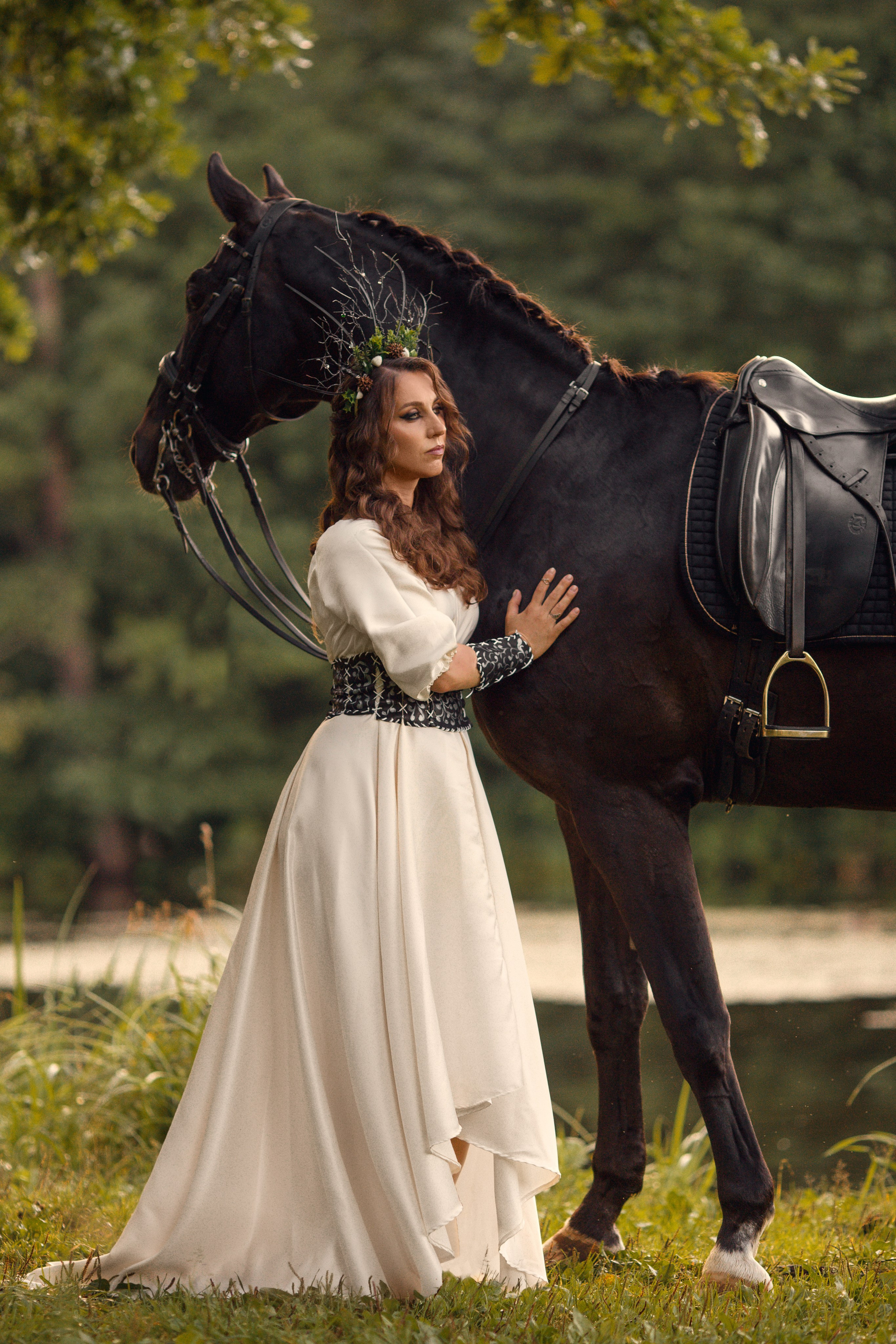 Фотосессия с лошадью в парке СПб