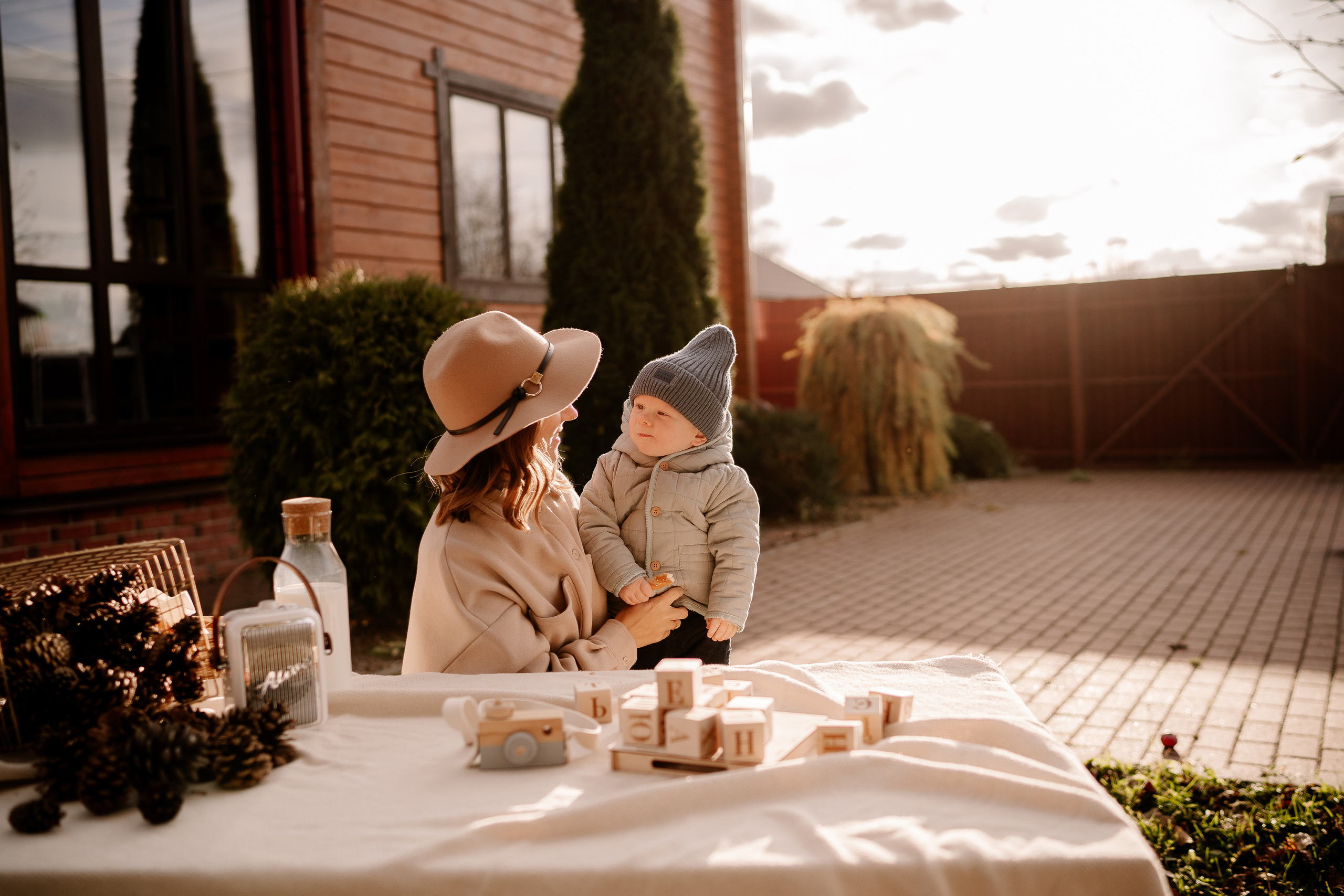 Малыш Глеб и мама Надя. Искренний фотограф