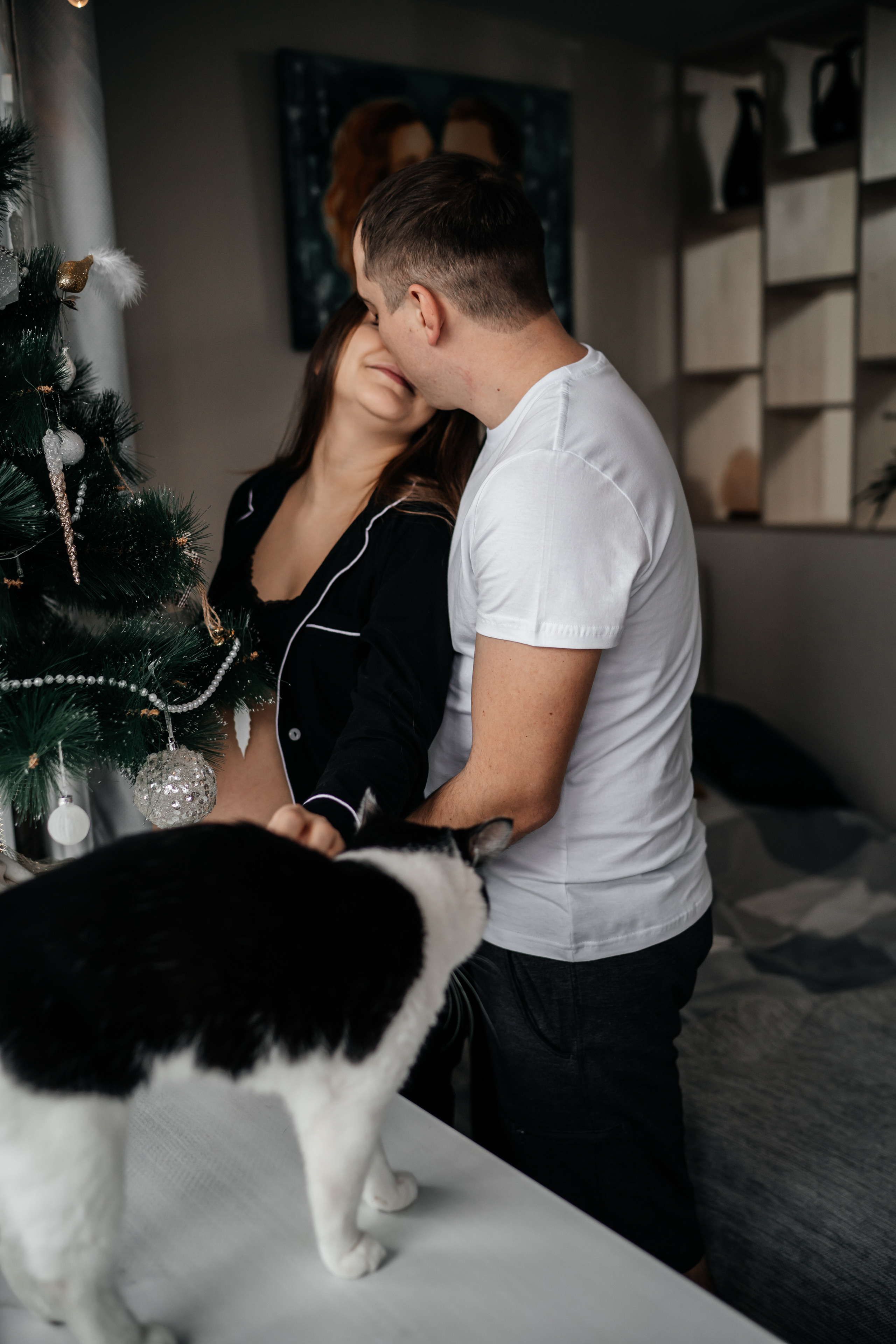 Вероника и Антон в приближении Нового года и самого важного события. Искренний фотограф