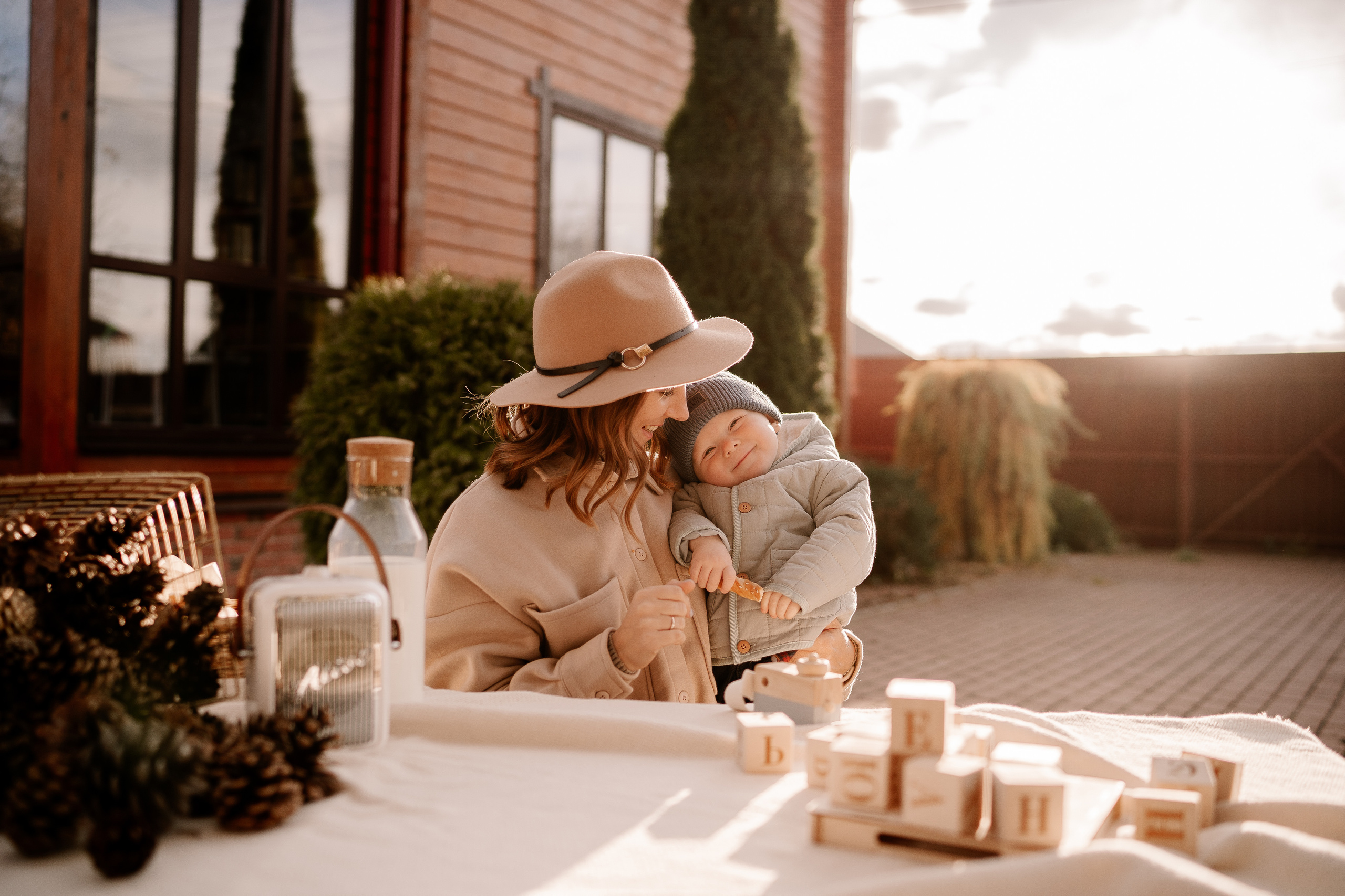 Малыш Глеб и мама Надя. Искренний фотограф