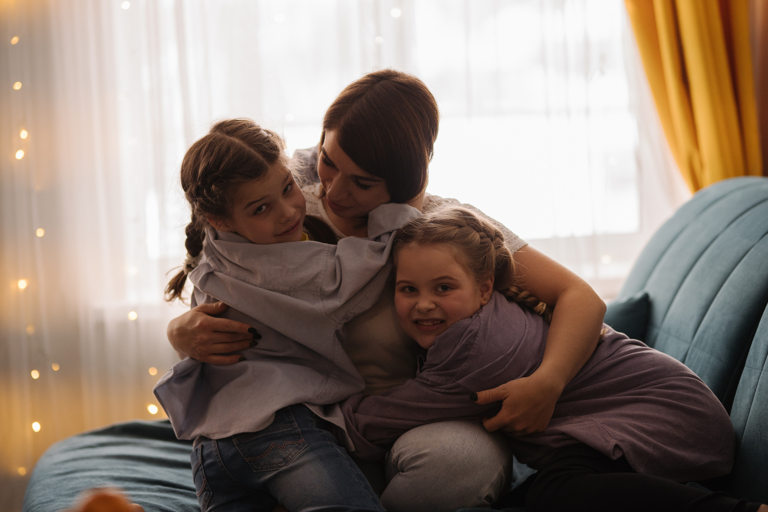 Семейная фотоистория Тани, Вики&Алисы. Искренний фотограф