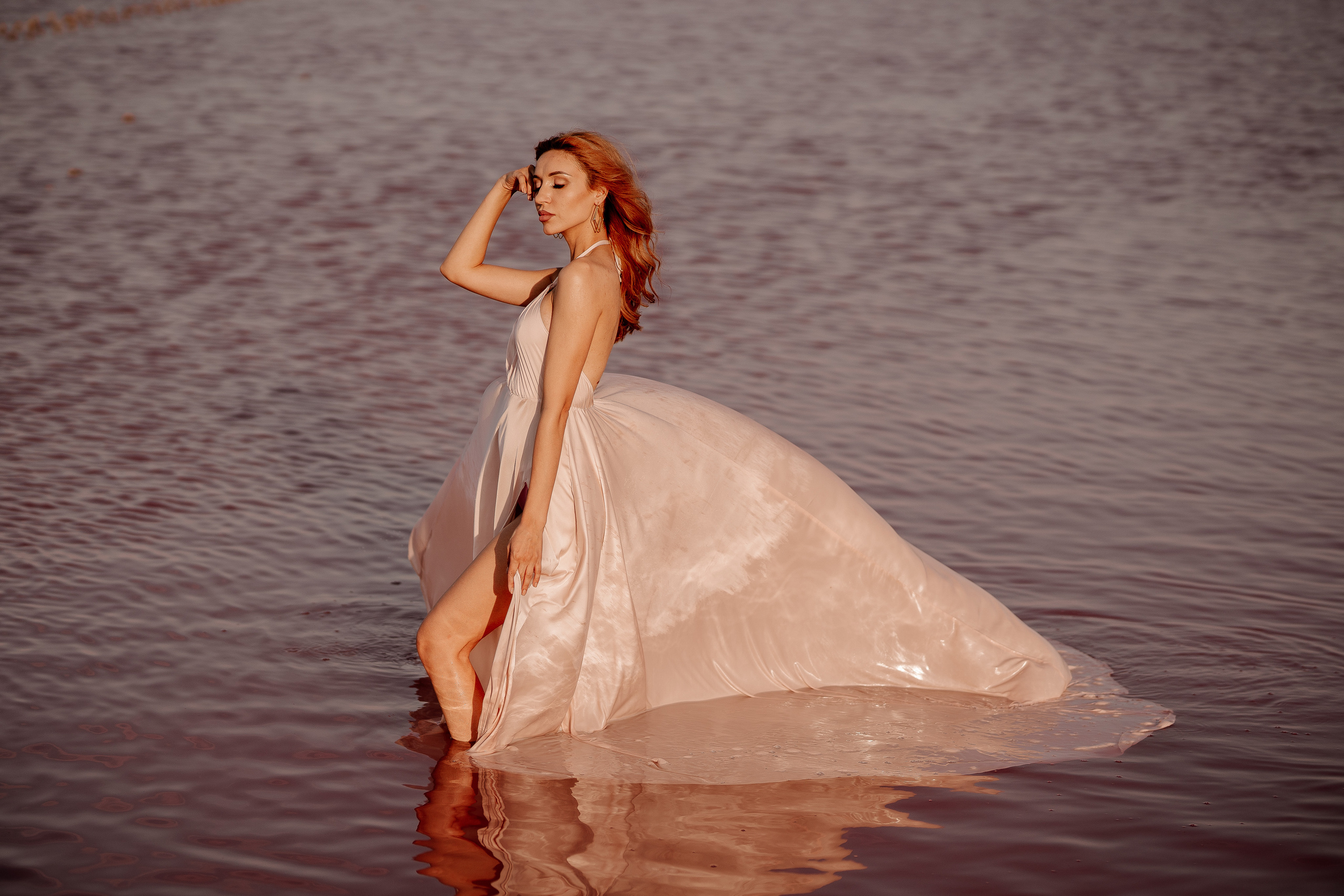 Розовое озеро. Искренний фотограф