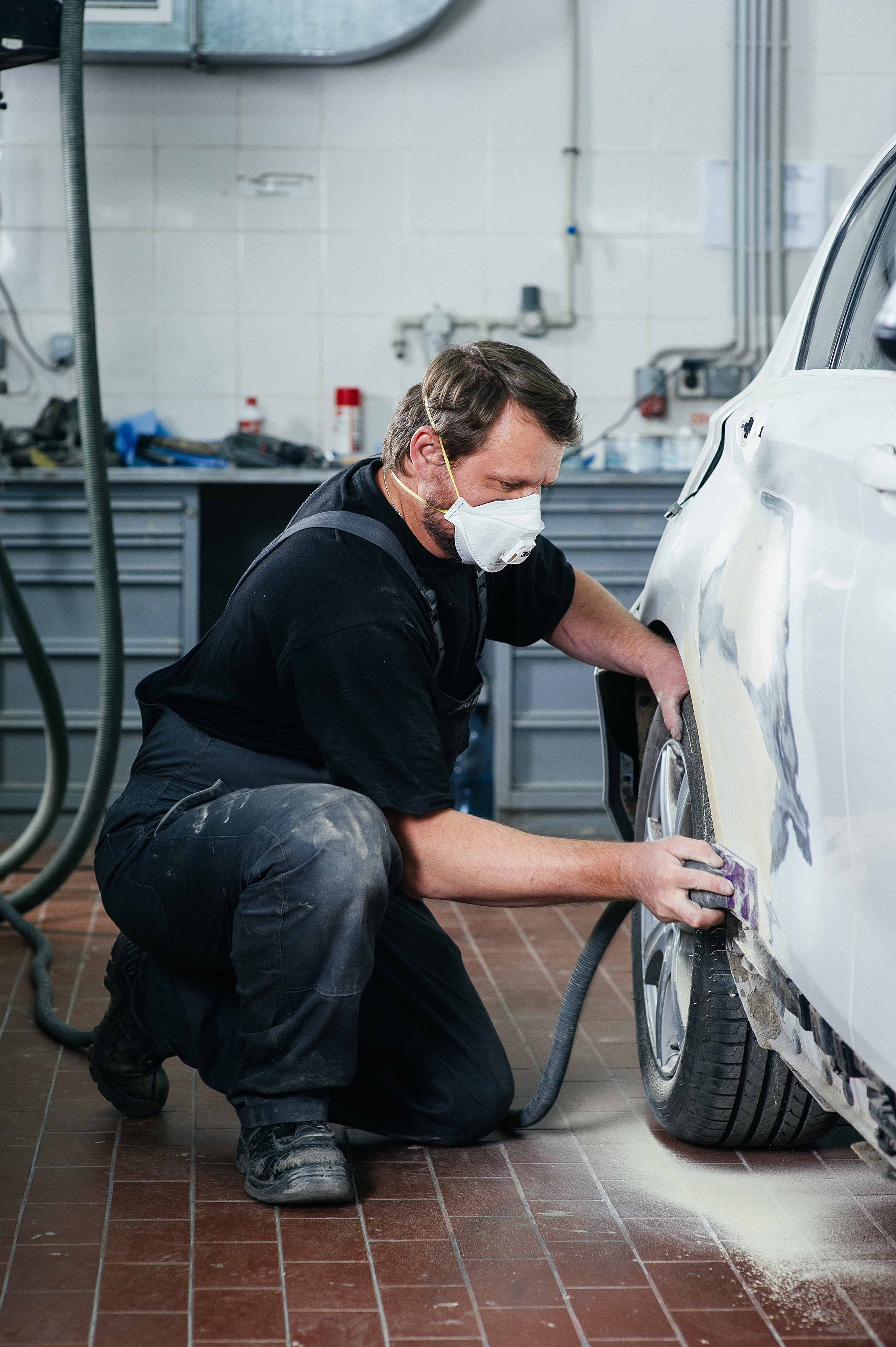 Работа кузовного цеха Musa Motors. Фотограф Сергей Бойко Москва