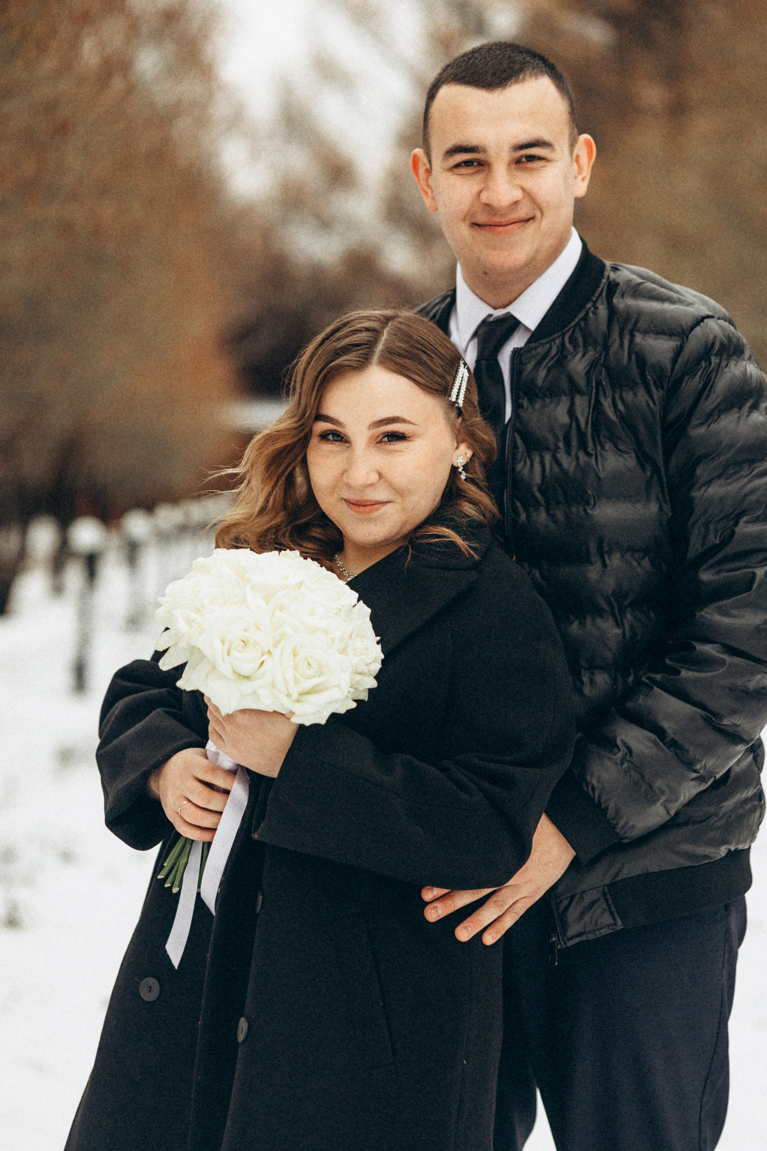 В снежный день ноября. Lifestyle семейный и детский фотограф в Омске Иванова Екатерина