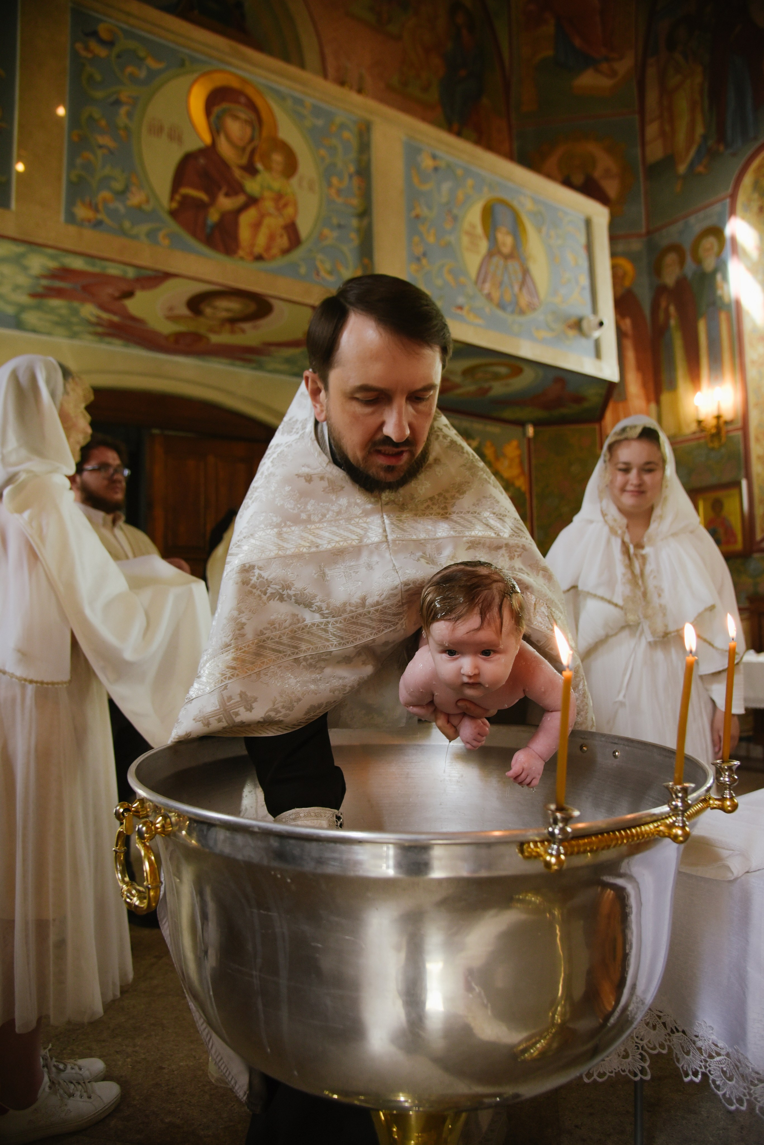 Таинство крещения Виктории. Фотограф Лола Волна, город Москва