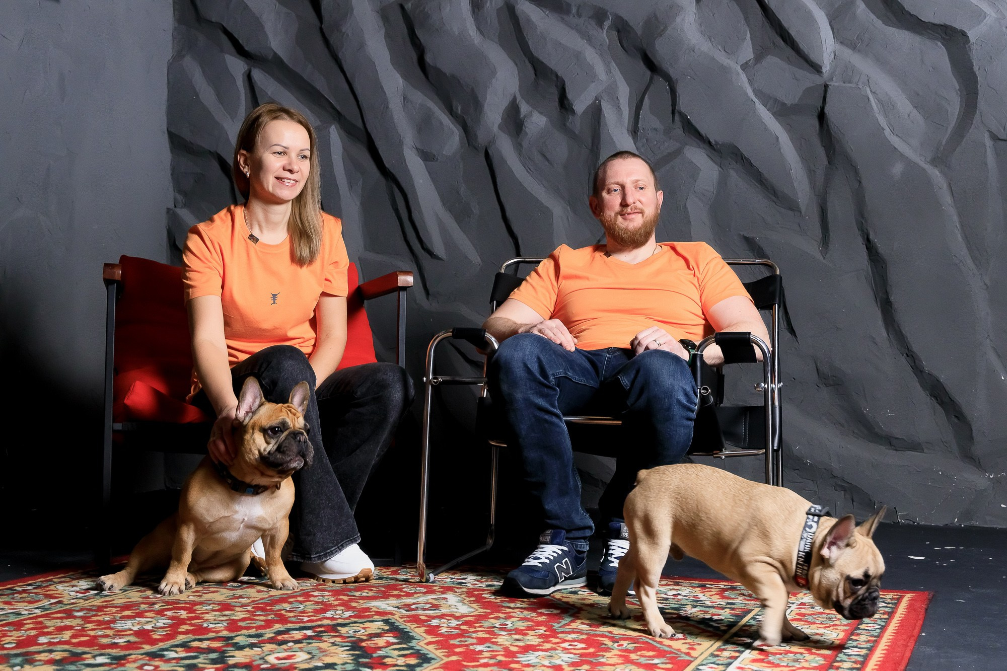 Семейная фотосессия с питомцами в студии. Фотограф в Саратове Ольга Мазлова