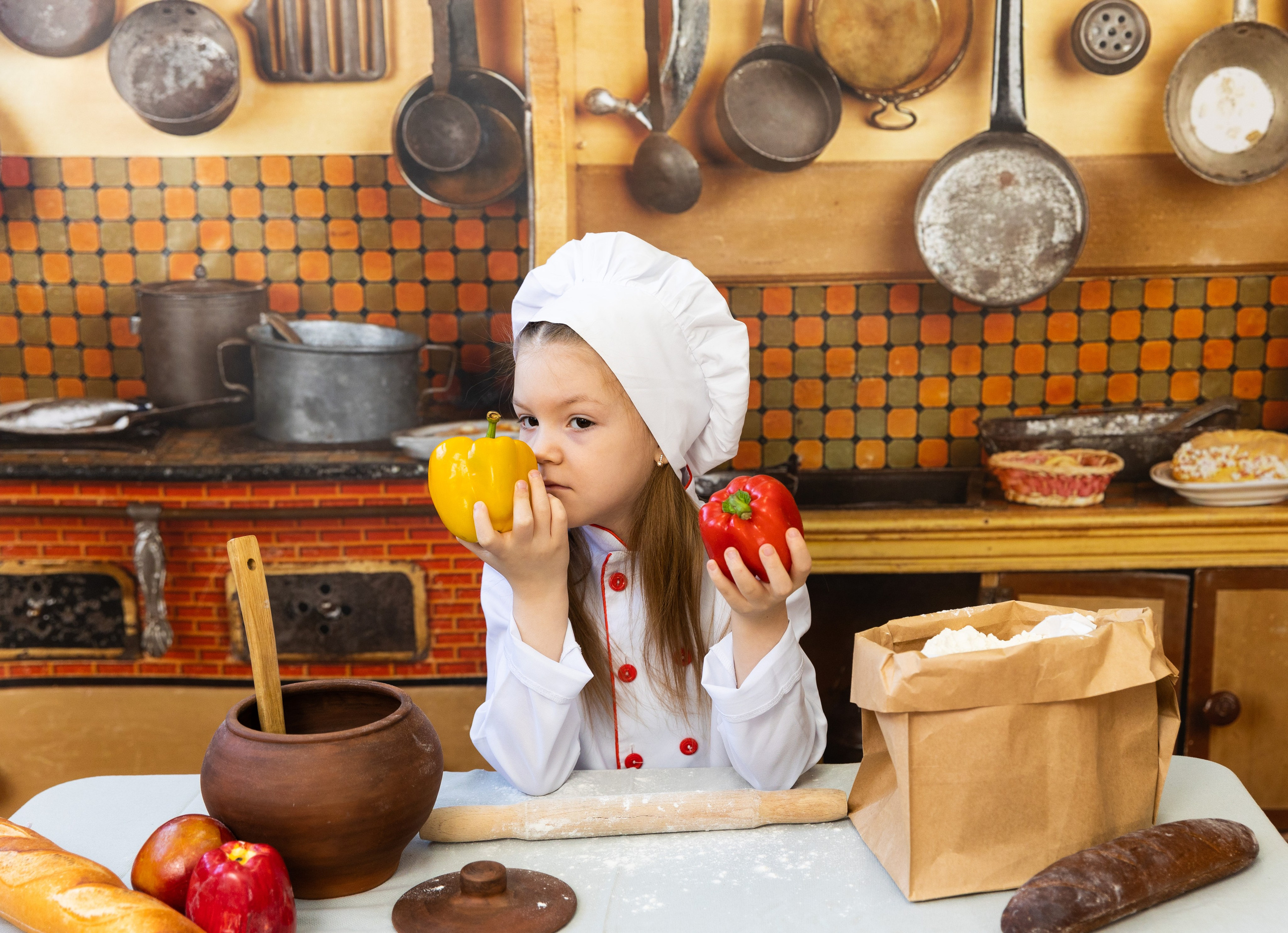 Тематическая «Поварята». Семейный, детский, школьный фотограф в Благовещенске Яна Белоусова