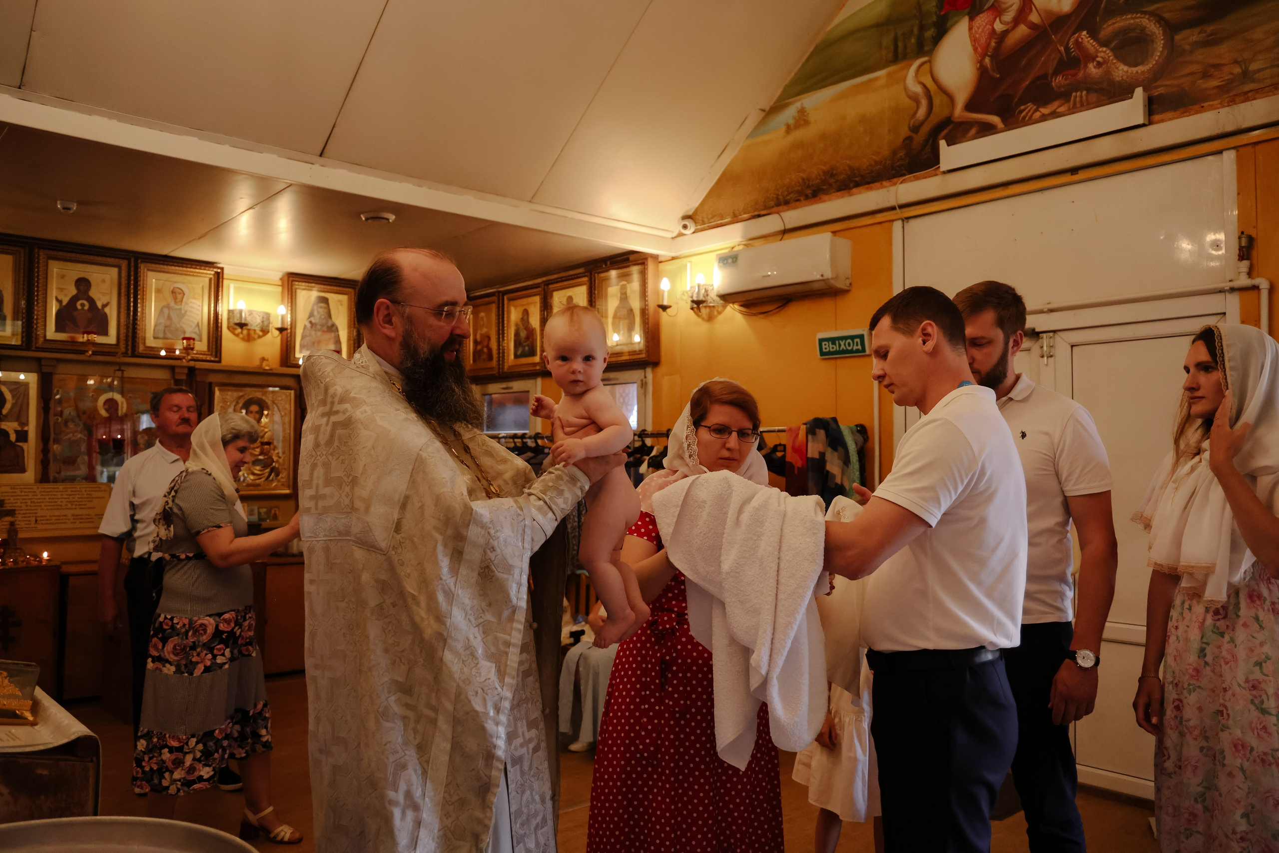 Крещение Анастасии. Фотограф новорожденных