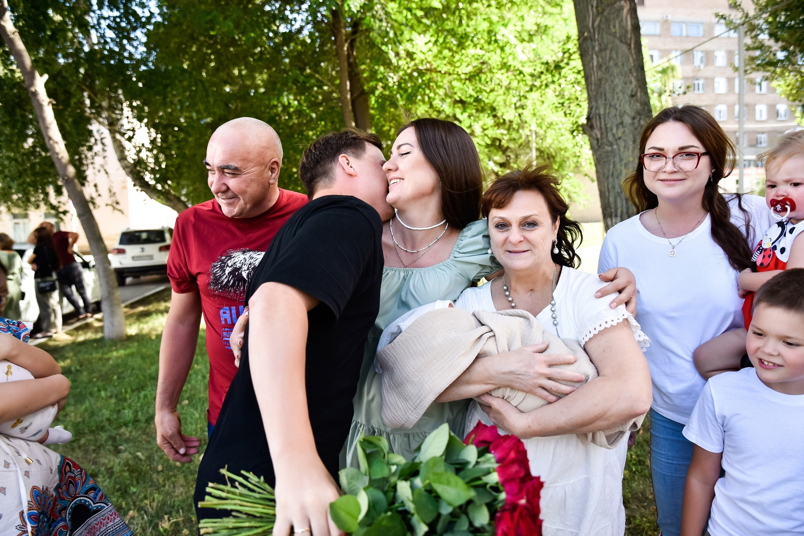 Фотосессия выписки из роддома в Самаре