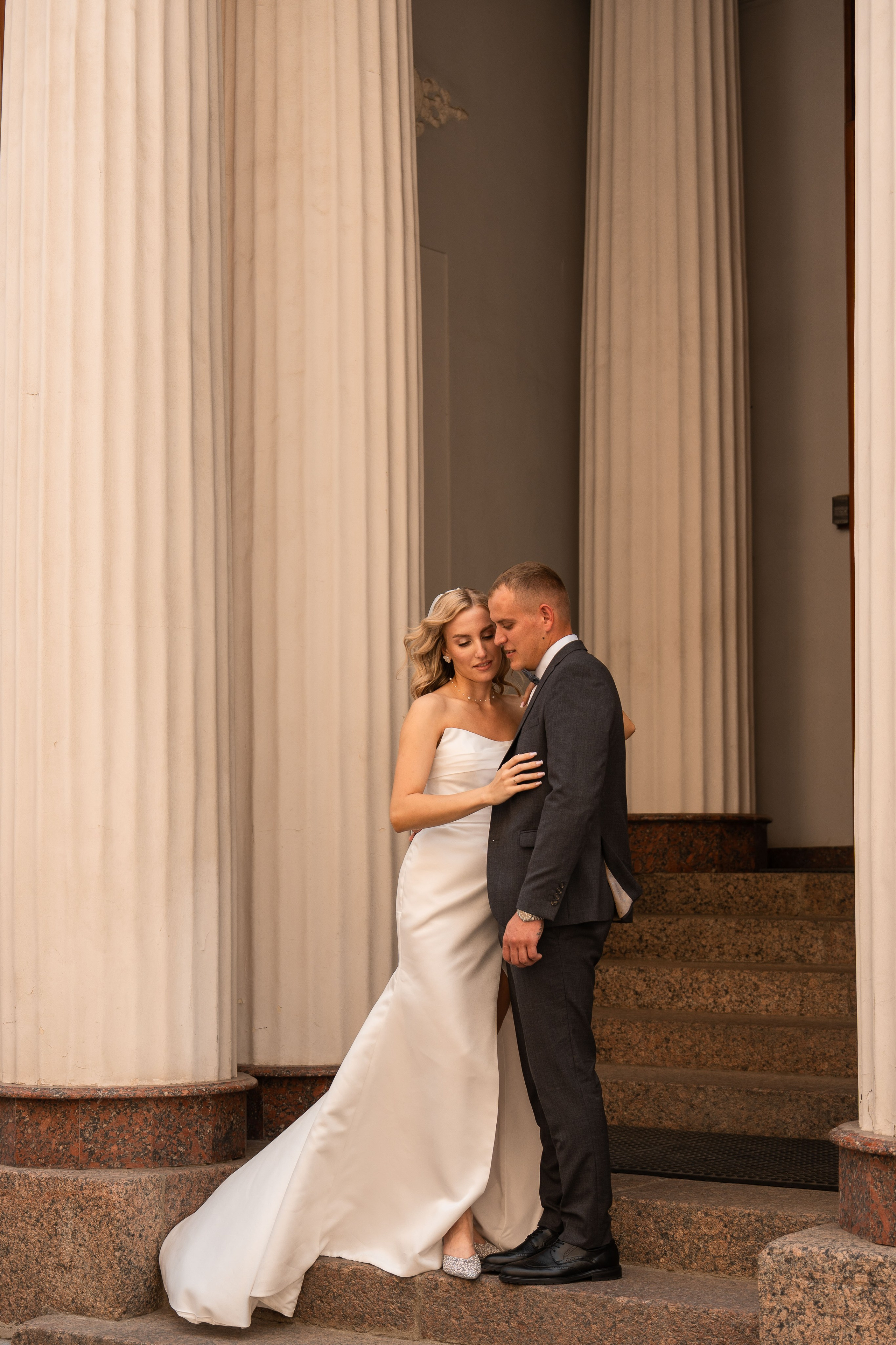 Свадебная фотосессия в Москве, регистрация в Кутузовском ЗАГСе Москва. Свадебный фотограф в Москве Анна Полушина