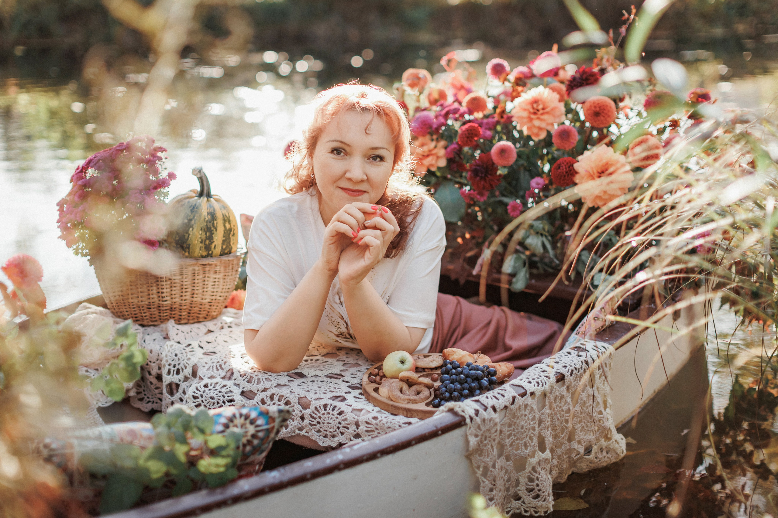 Фотопроект «Лодка в цветах». Свадебный, семейный и детский фотограф в городе Партизанск, Находка