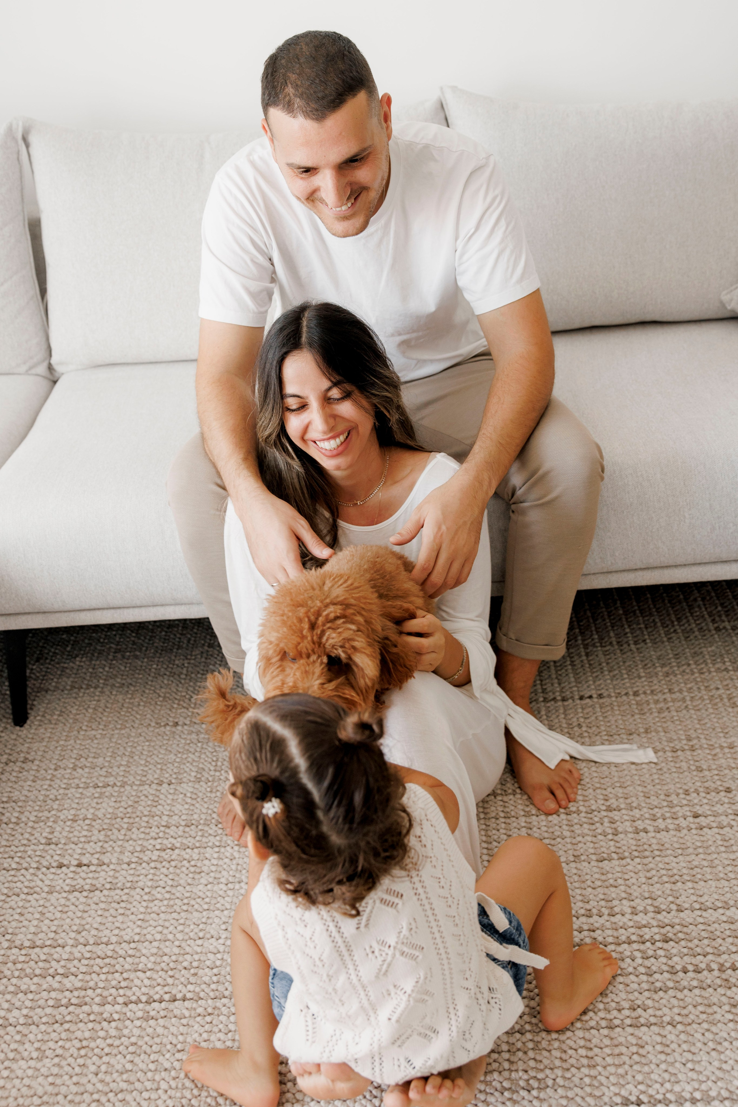 Family photoshoot at home. Главная