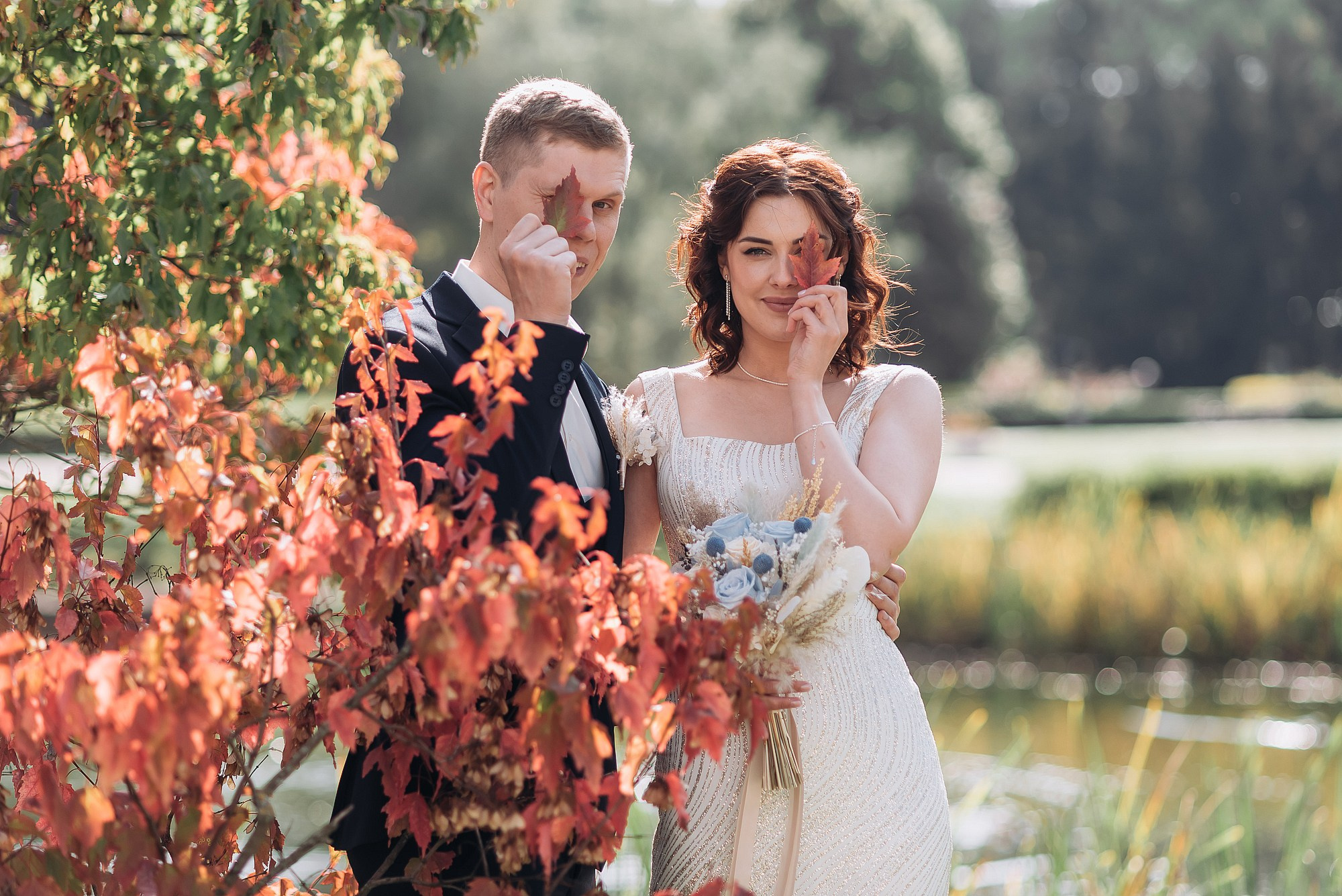 Денис и Екатерина ВДНХ. Свадебный фотограф в Дубне Алексей Фонарёв