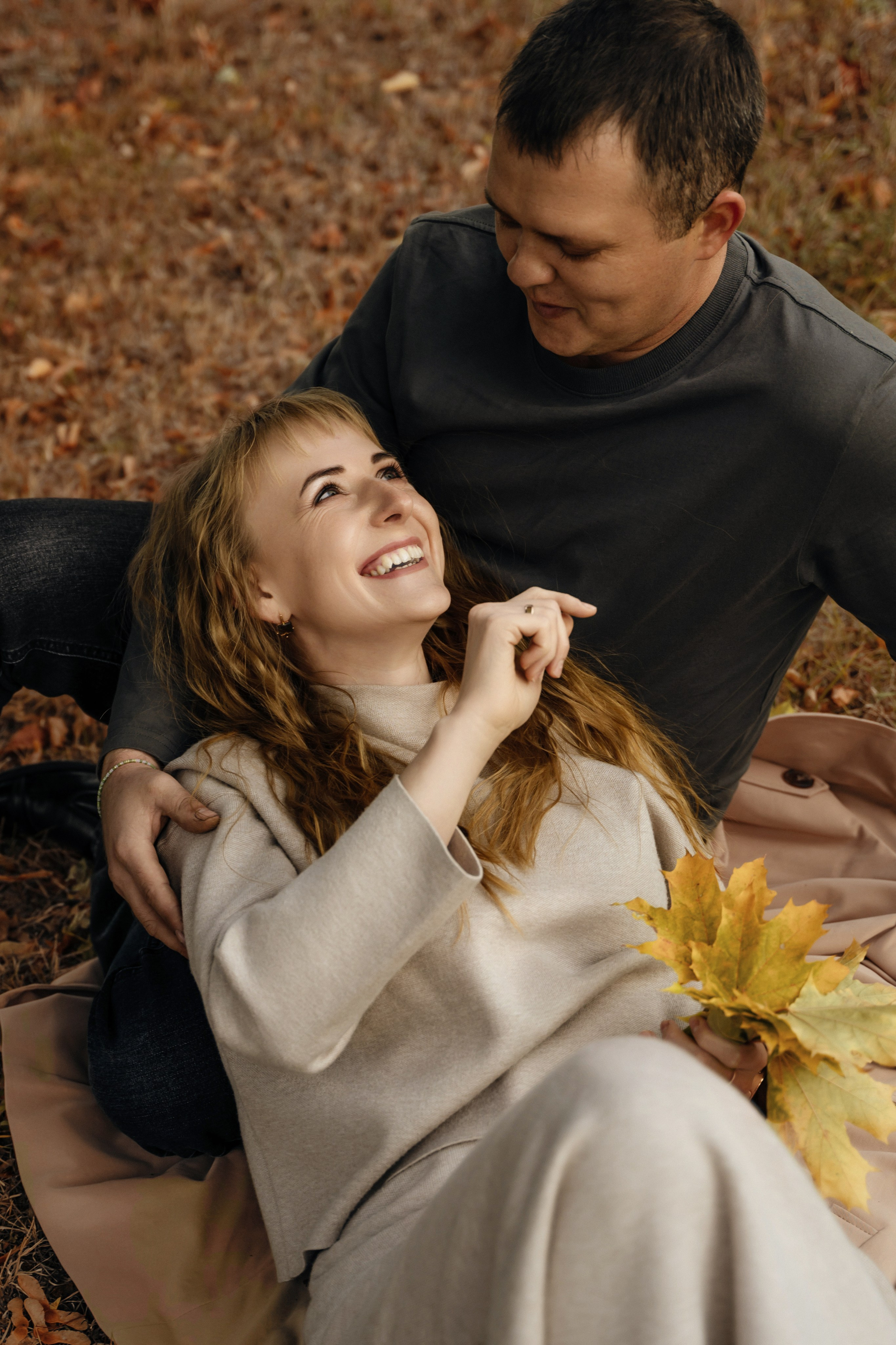 Осенняя фотосессия в стиле Love Story. Семейный фотограф в Белгороде Амелина Алина