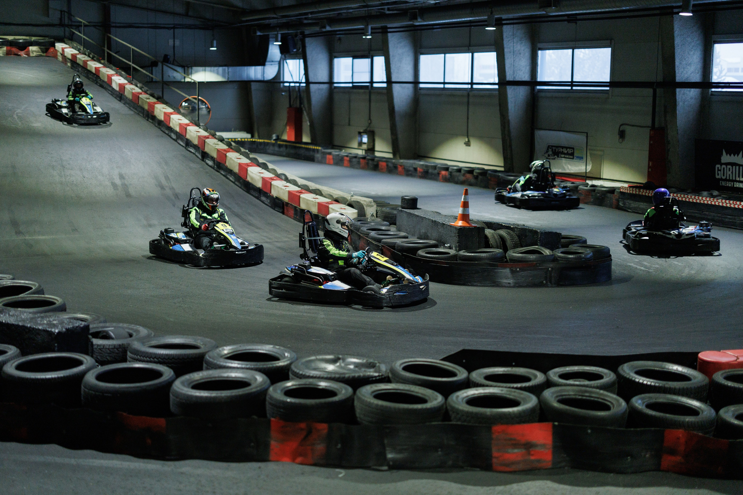 Turba karting hall — корпоративные соревнования. Контент для бизнеса в Екатеринбурге Полдень Медиа
