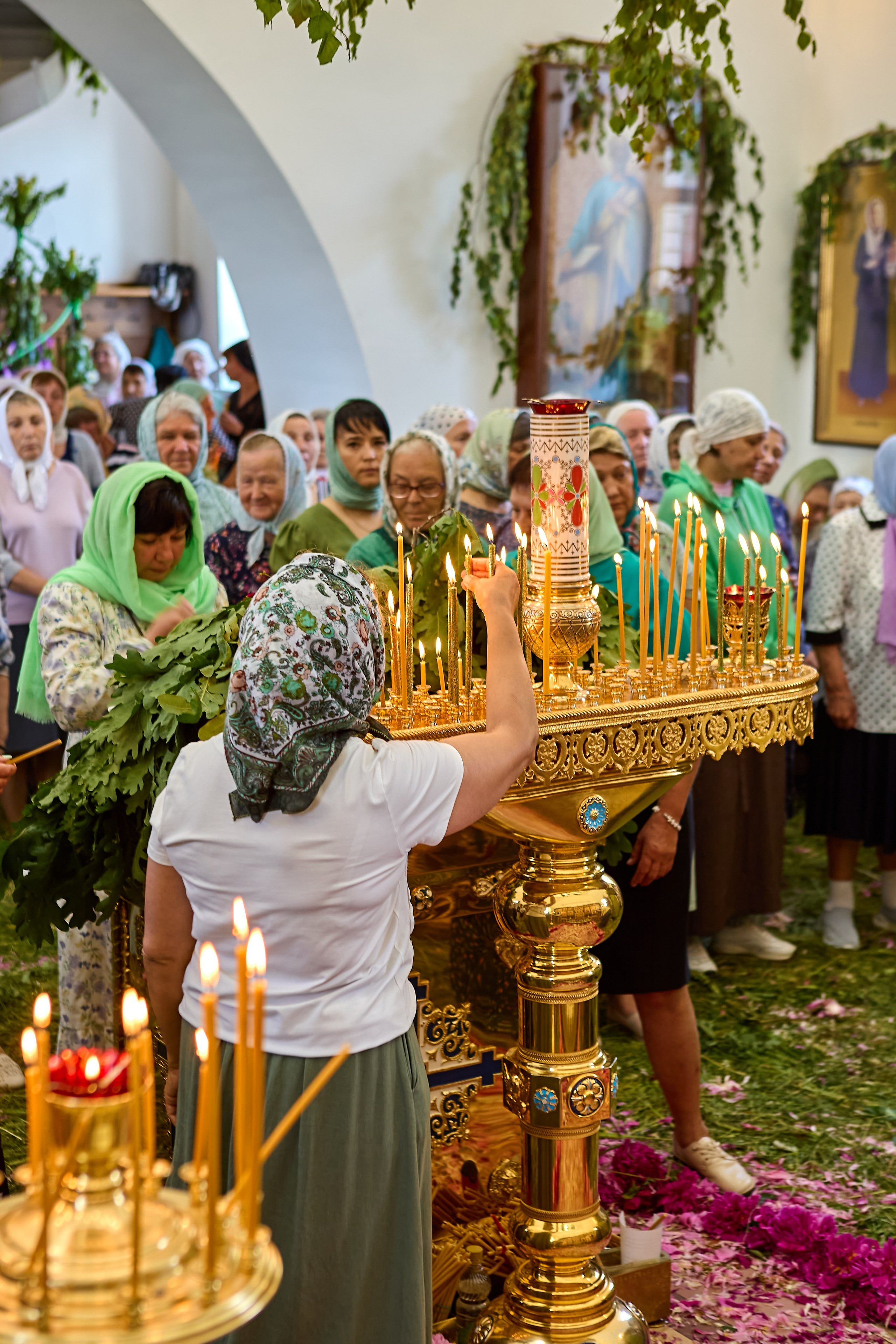 Троица в Церкви Троицы Живаначальной. Фотограф Анастасия Лёвушкина