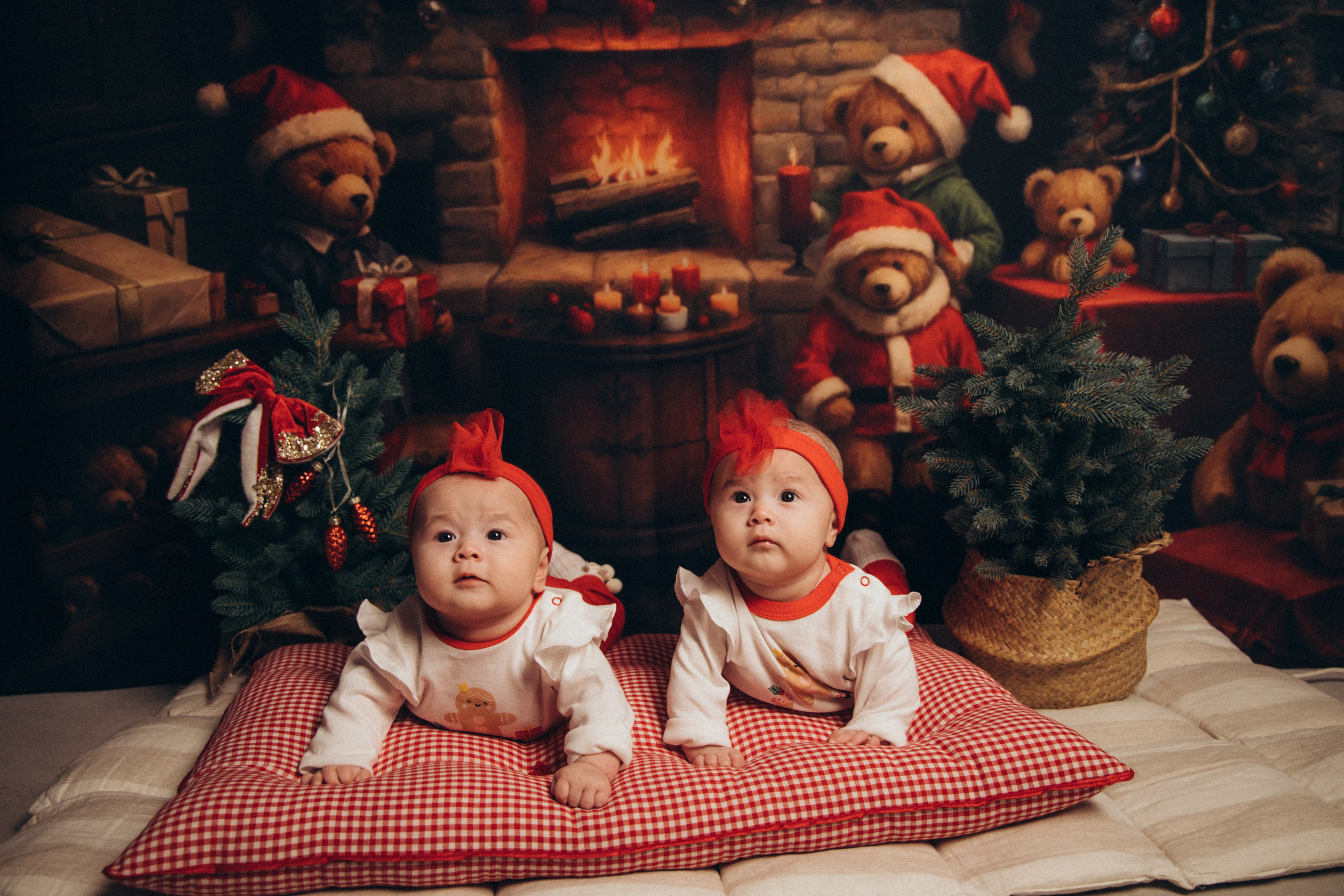 Лилиана и Розалина. Евгения Горбунова фотограф новорожденных в Новом Уренгое