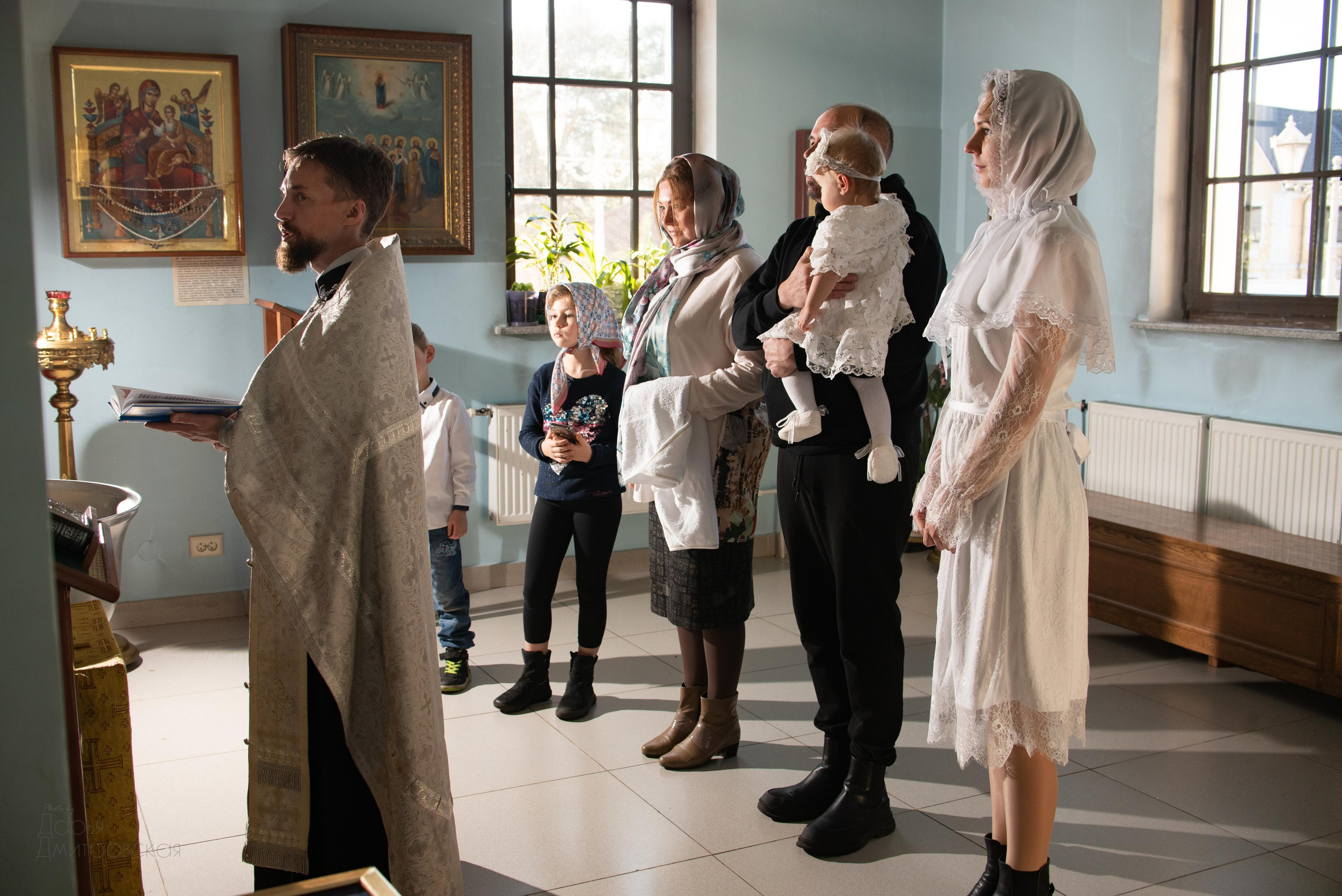 Крещение. Фотограф в Москве Дмитровская Дарья