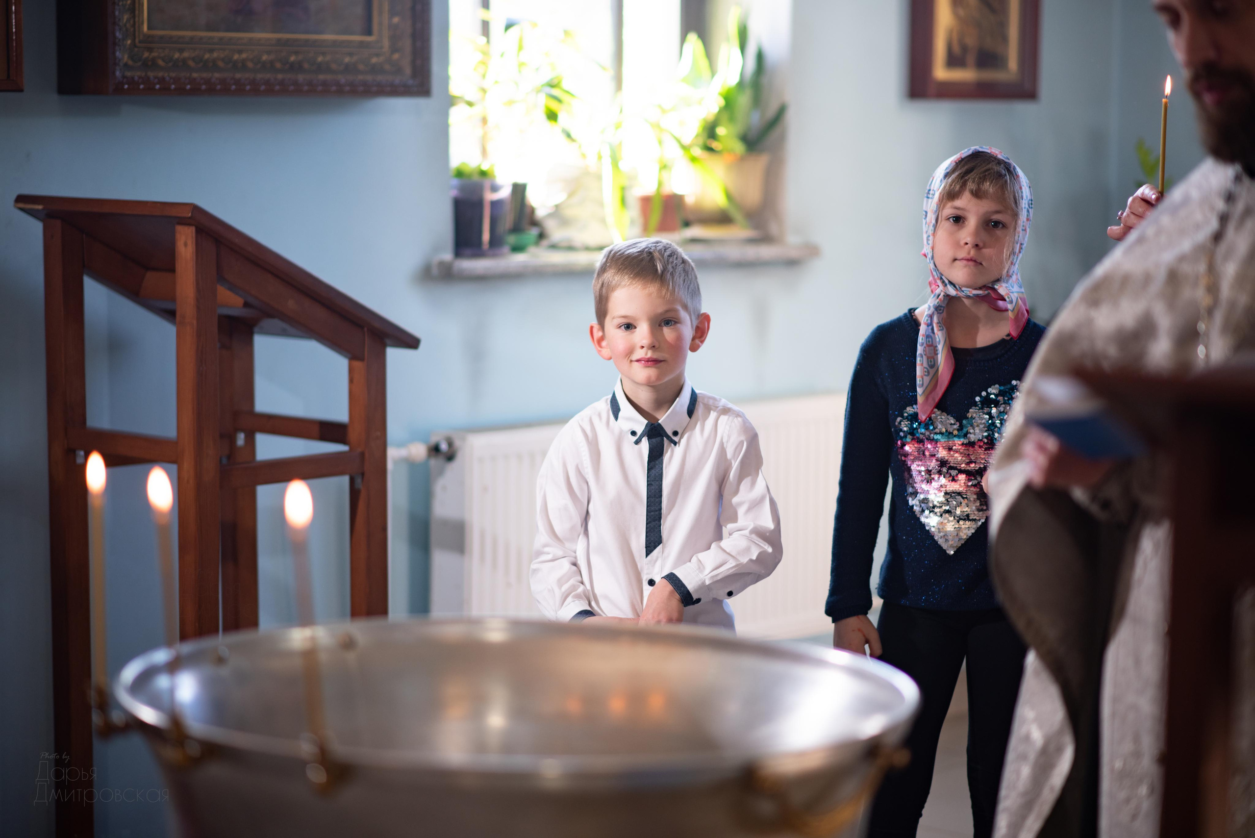 Крещение. Фотограф в Москве Дмитровская Дарья