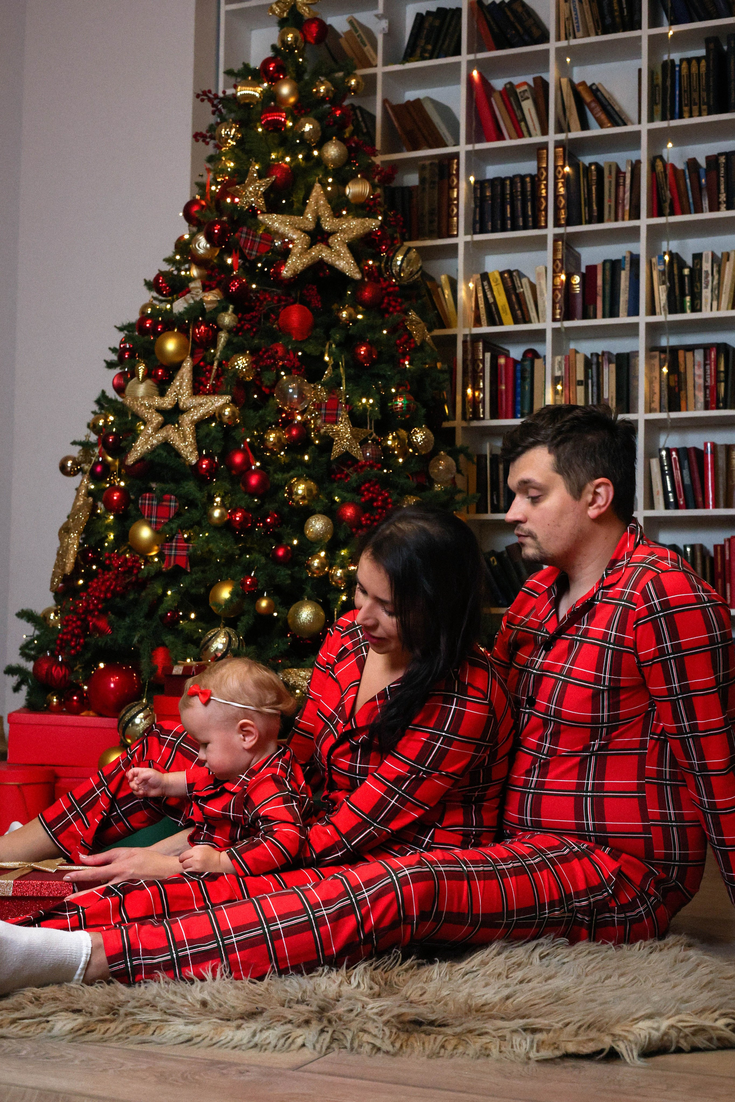 Новогодняя история «Наталья и ее семья». Фотограф в Москве Анастасия Калинина