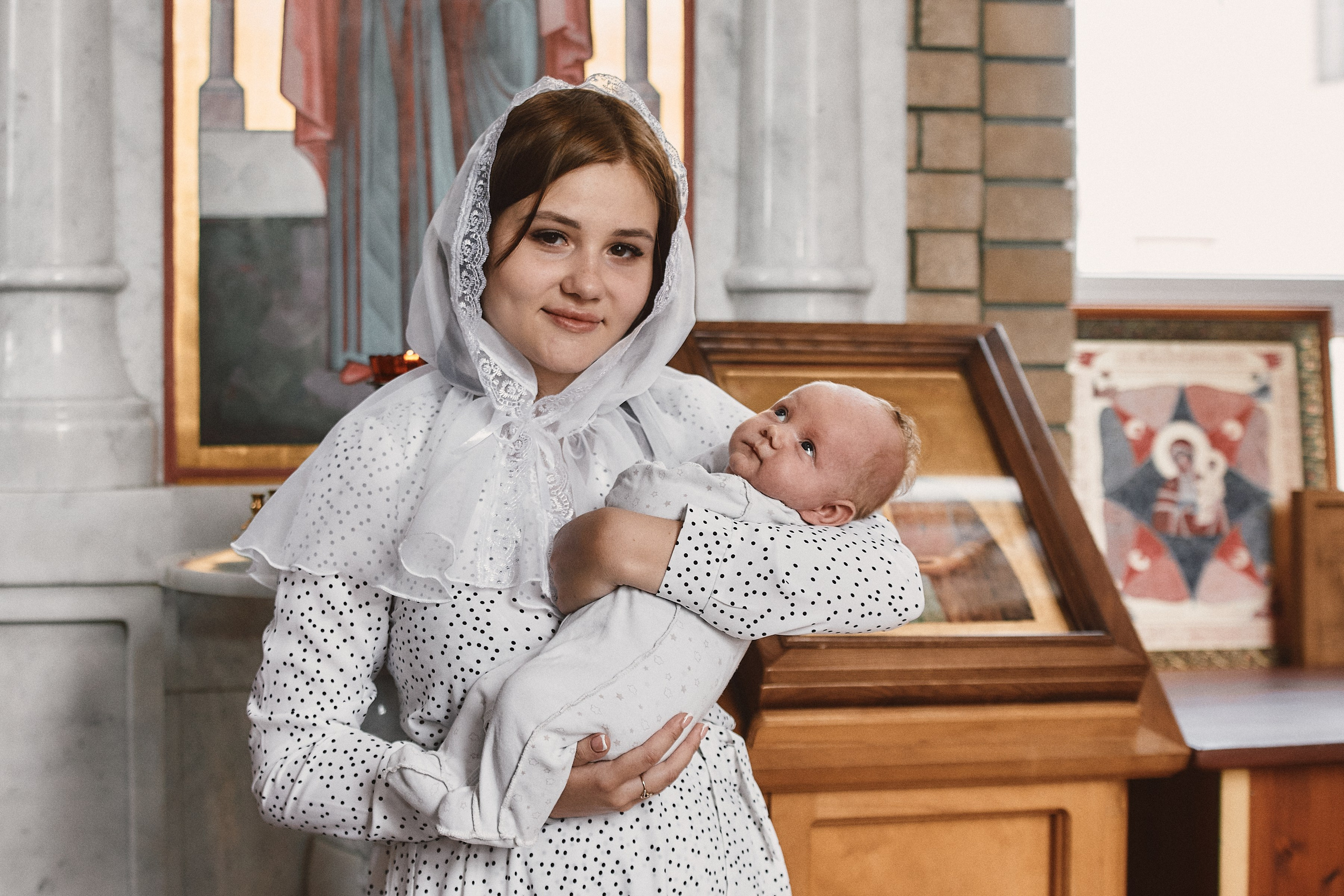 Крещение. Екатерина. Петр Ступень. Свадебное, семейное фото и видео. Москва. Краснодар