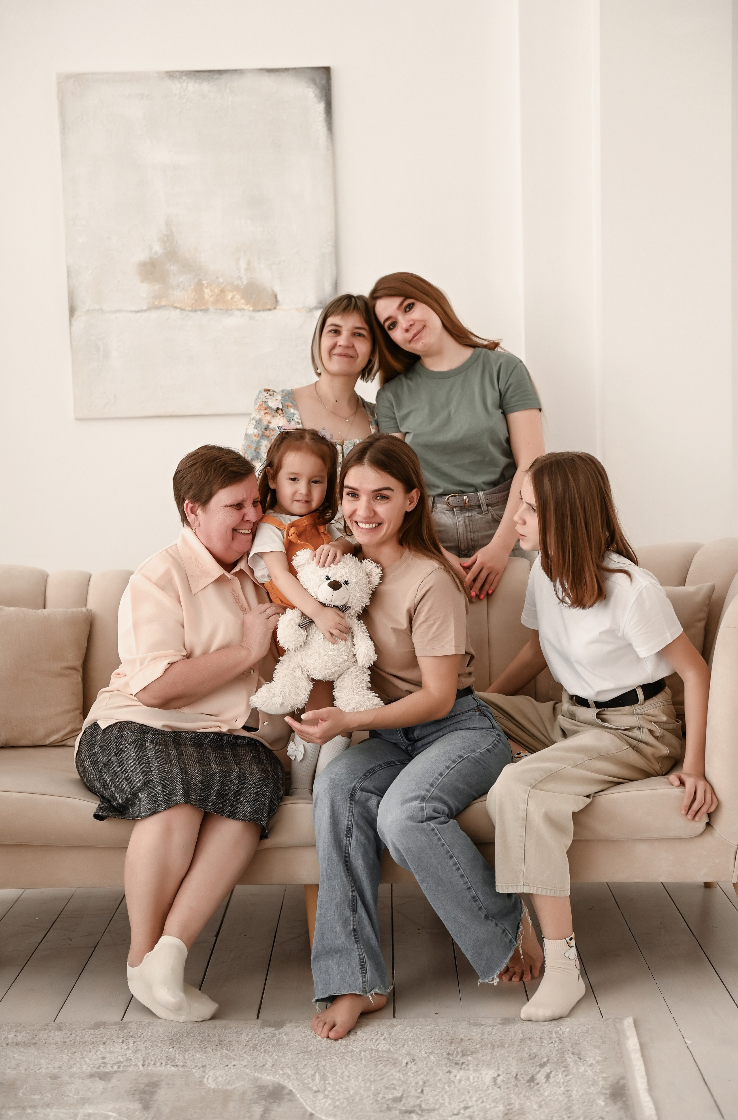 Семейная студийная  фотосессия 2. Свадебный, семейный, детский, контент фотограф в Омске Максим Ильин