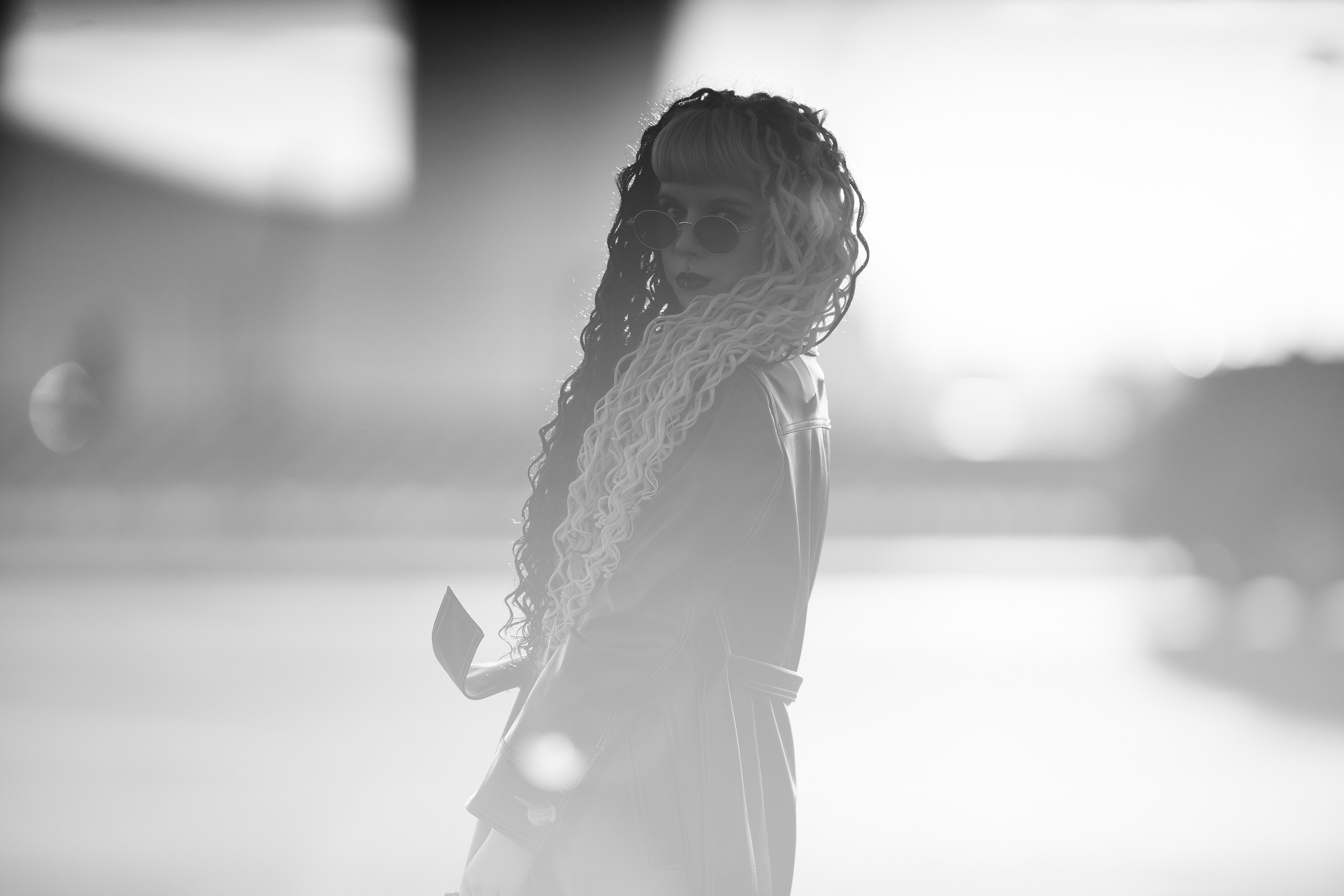 Оля. Паркинг. Портретный фотограф в Санкт-Петербурге Александр Быстрицкий