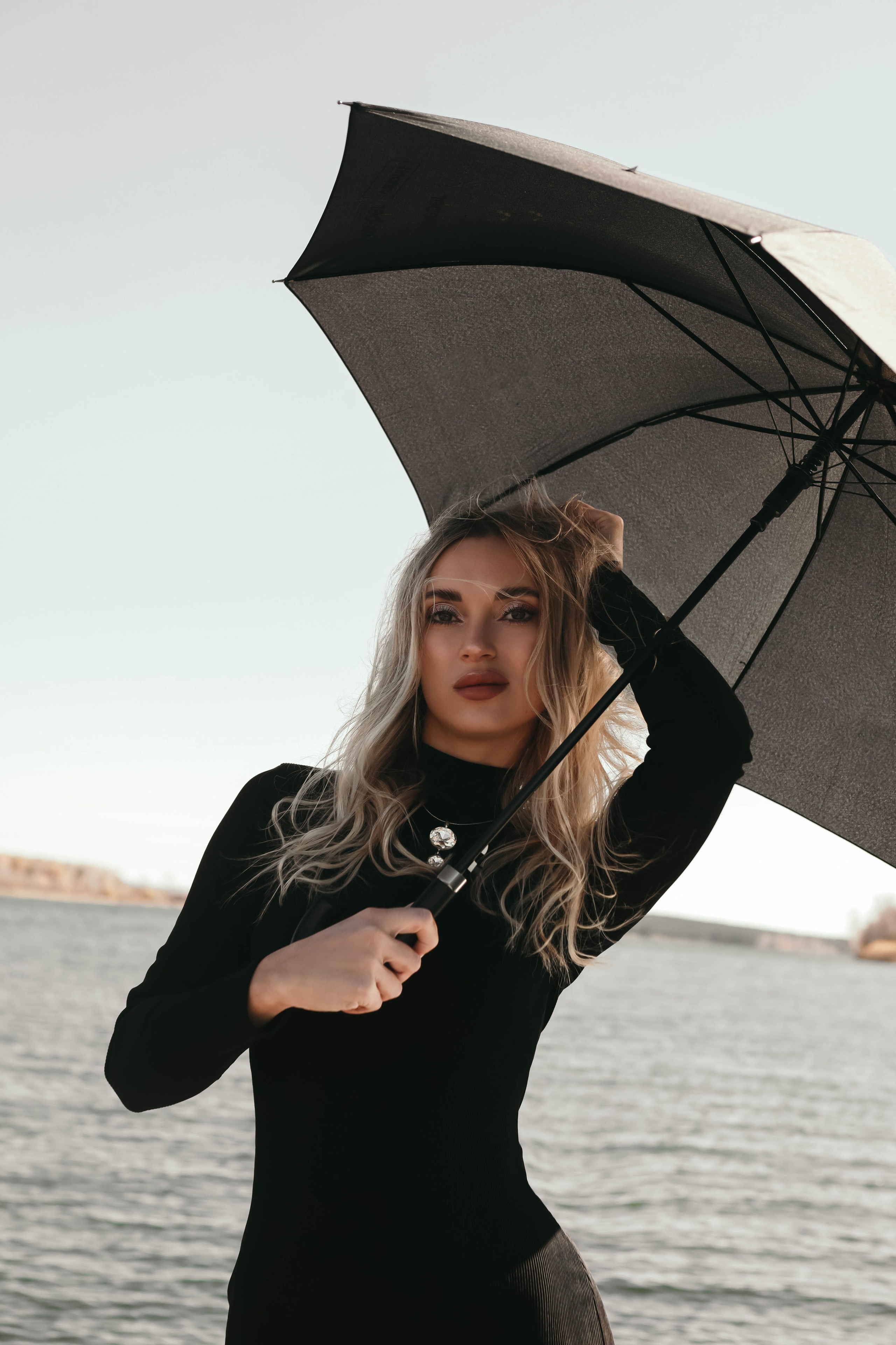 Кристина с зонтом. Фотограф в Иркутске