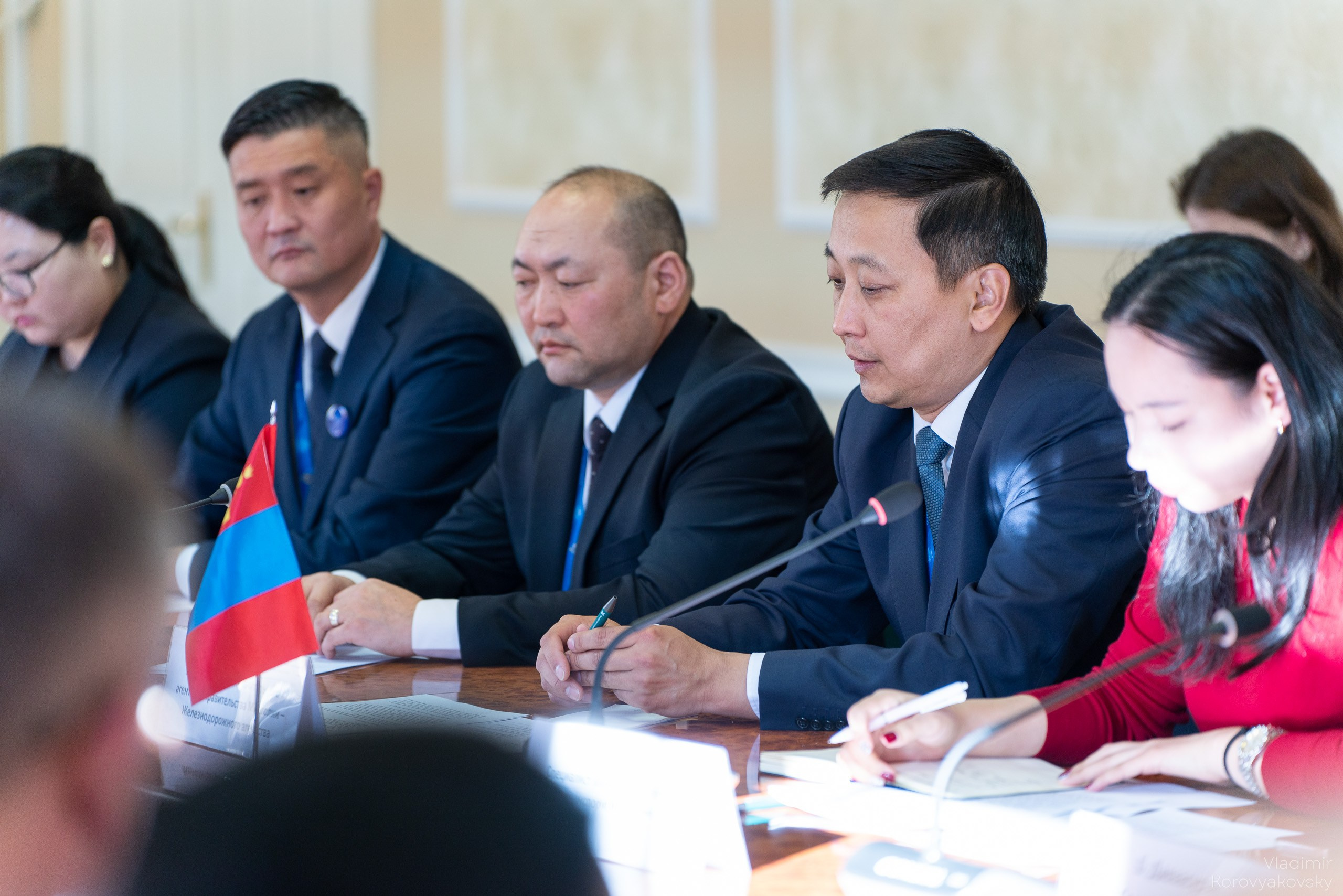 Совещание руководства ПГУПС с Делегациями Исполнительного агентства Правительства Монголии и делегацией АО «УБЖД». Фотограф Владимир Коровяковский