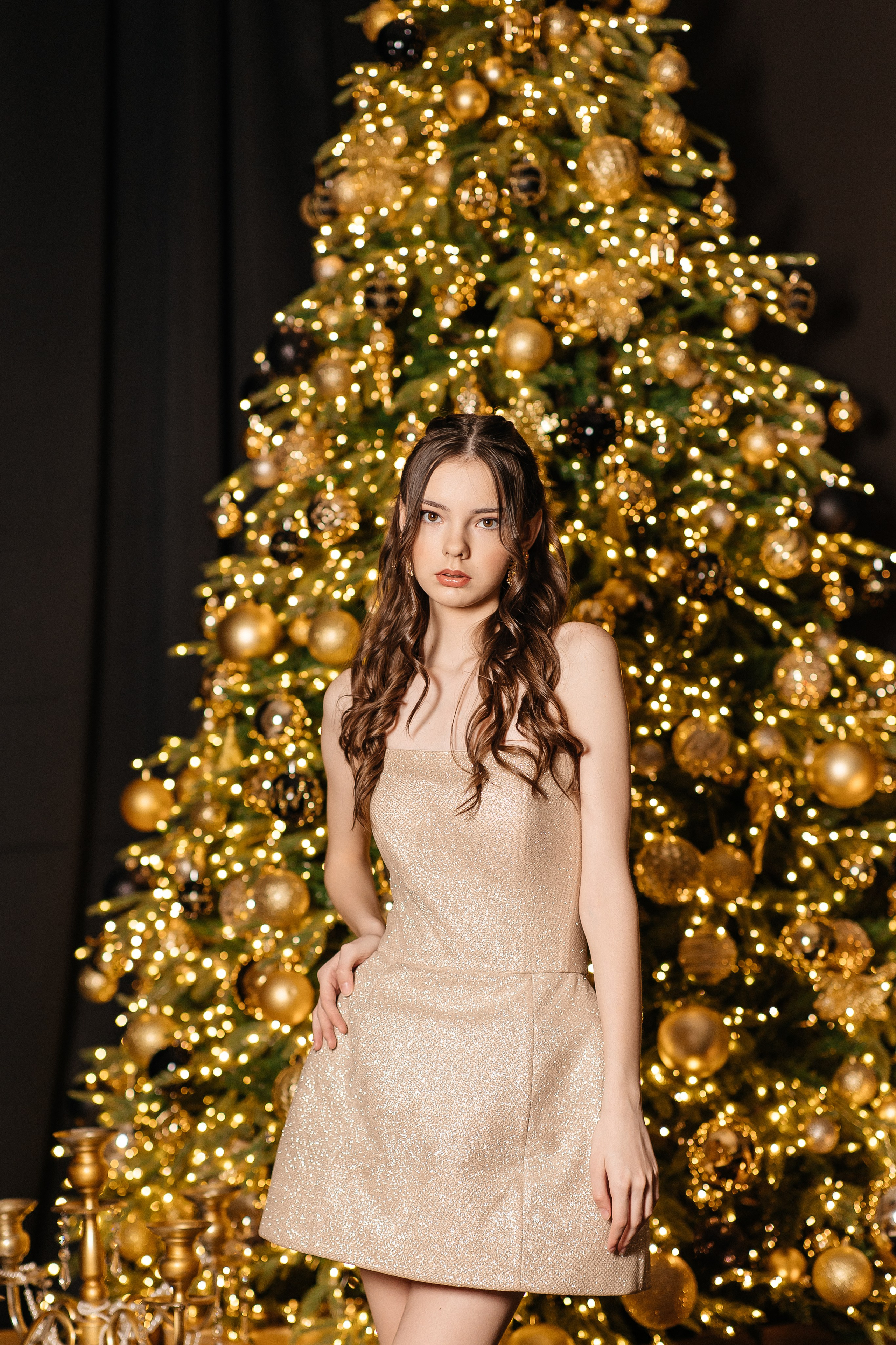 Индивидуальная 2х часовая новогодняя съемка для Анастасии. Портретный фотограф Юлия Красноперова в Барнауле/Заринске