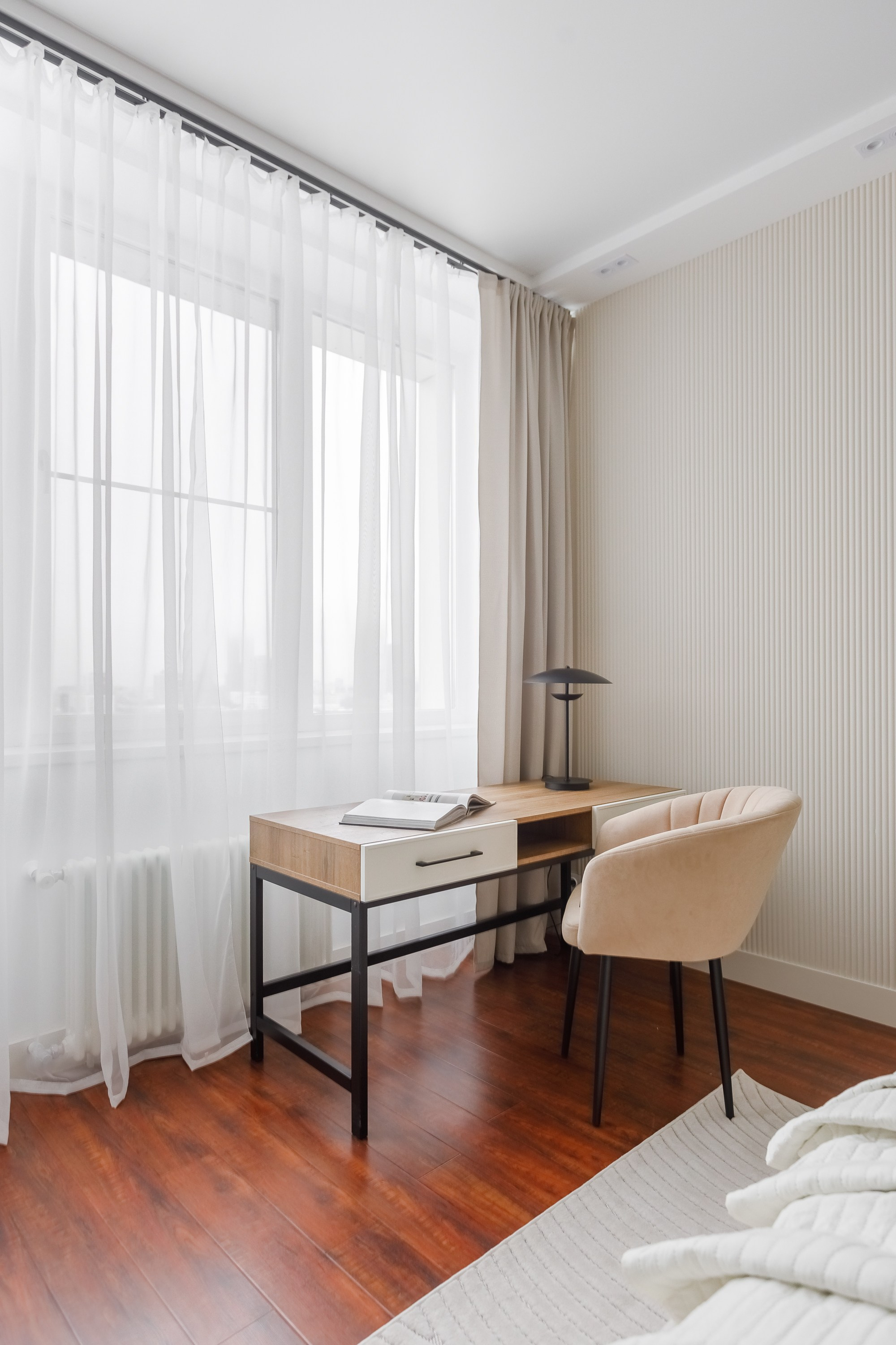 Бежевая квартира в Аэробусе. Интерьерный фотограф в Москве Роман Потапов