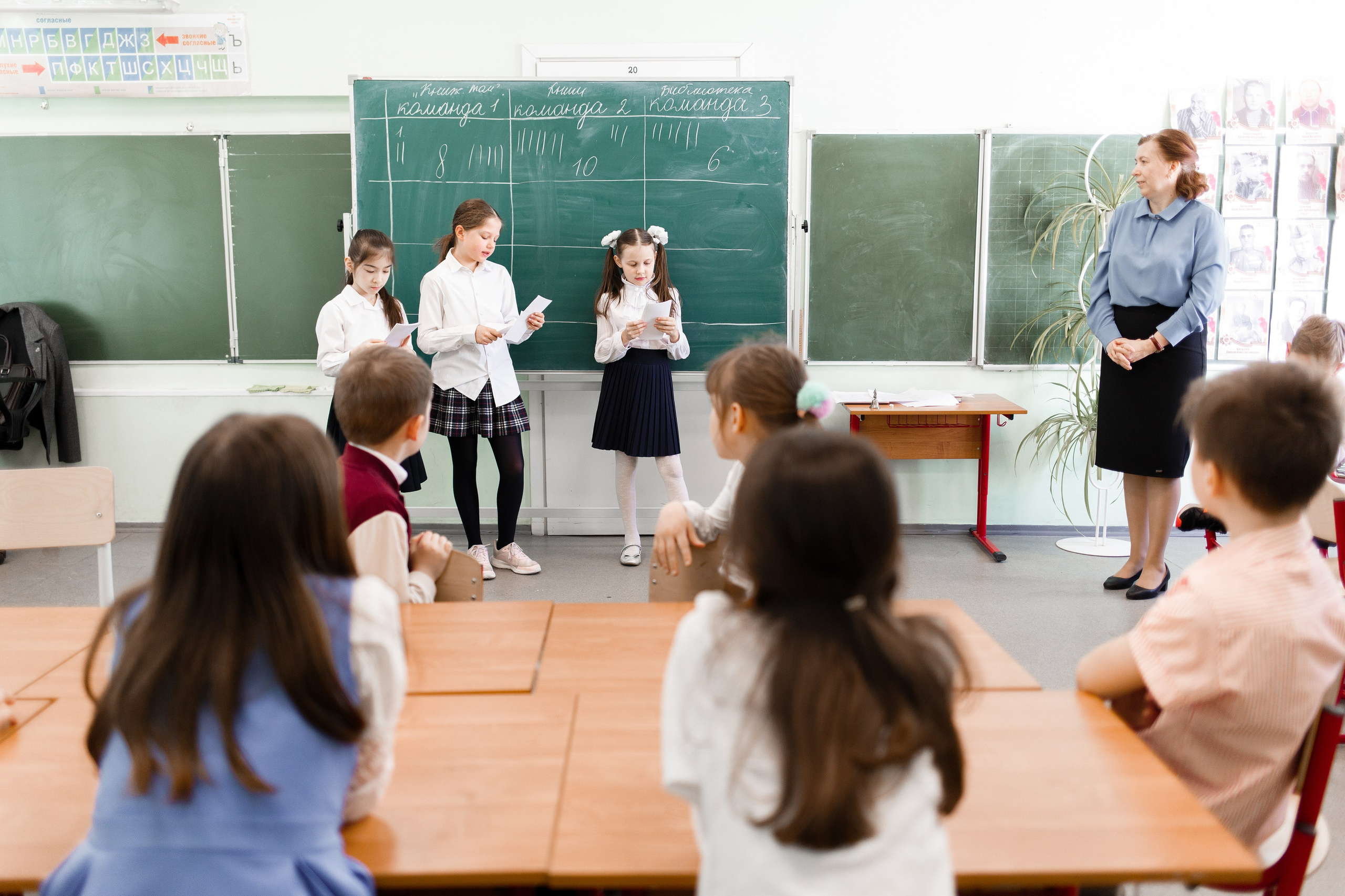 Школьная фотосъемка 3-го класса. Репортажный фотограф Борис Геер