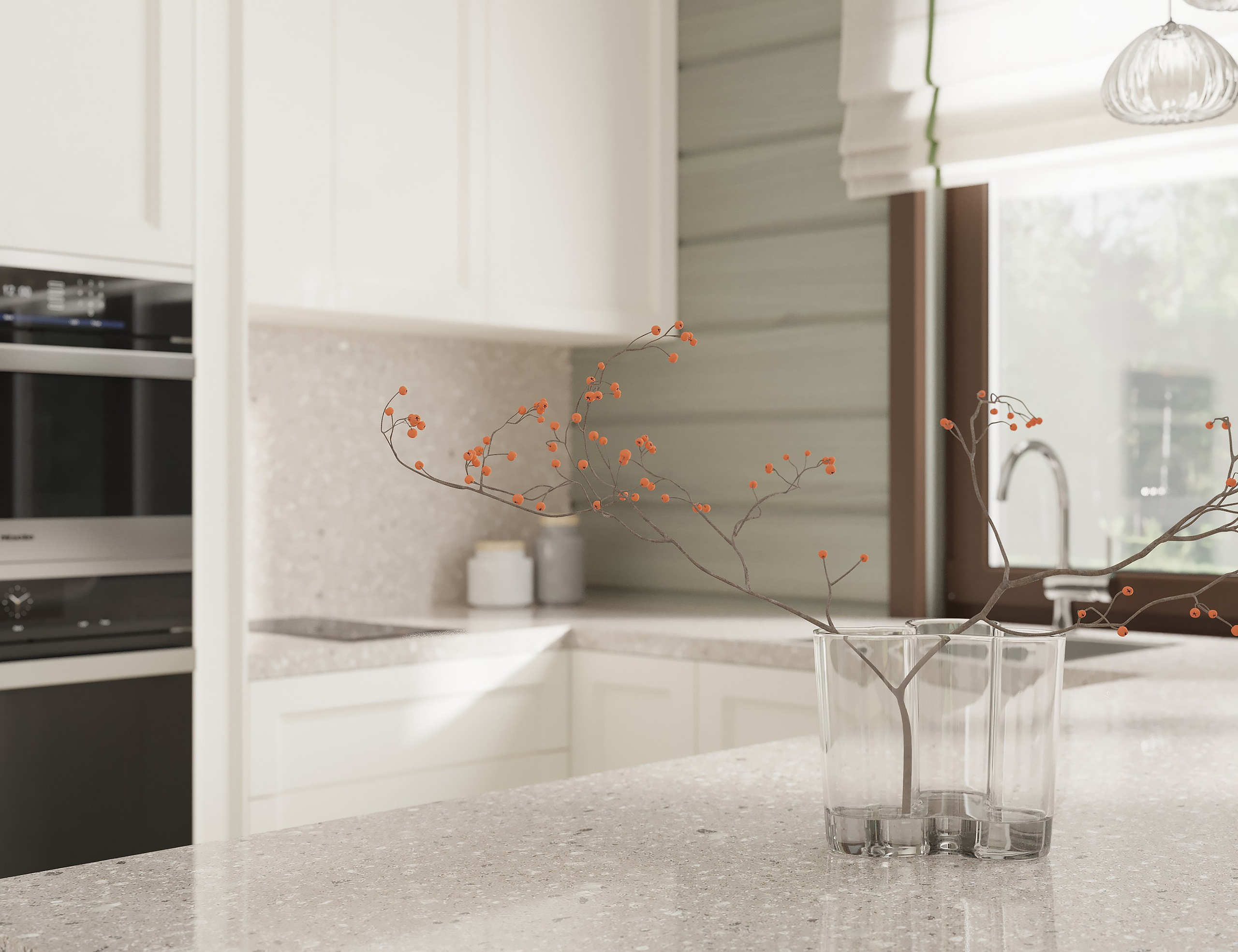 Кухня — гостиная. 3D-дизайнер Кристина Пуляевская