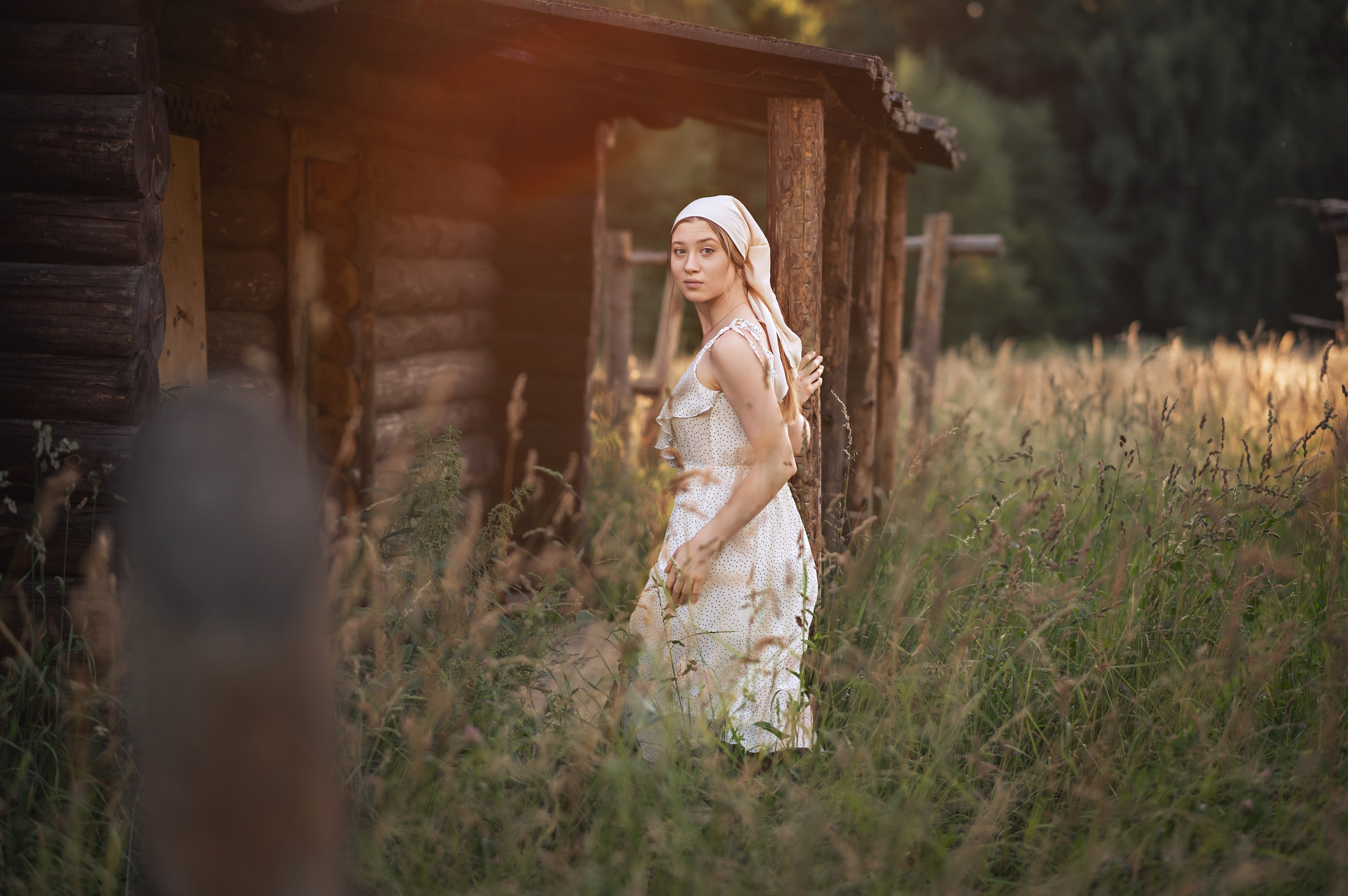 Анастасия в кинодеревне (Горки Ленинские)