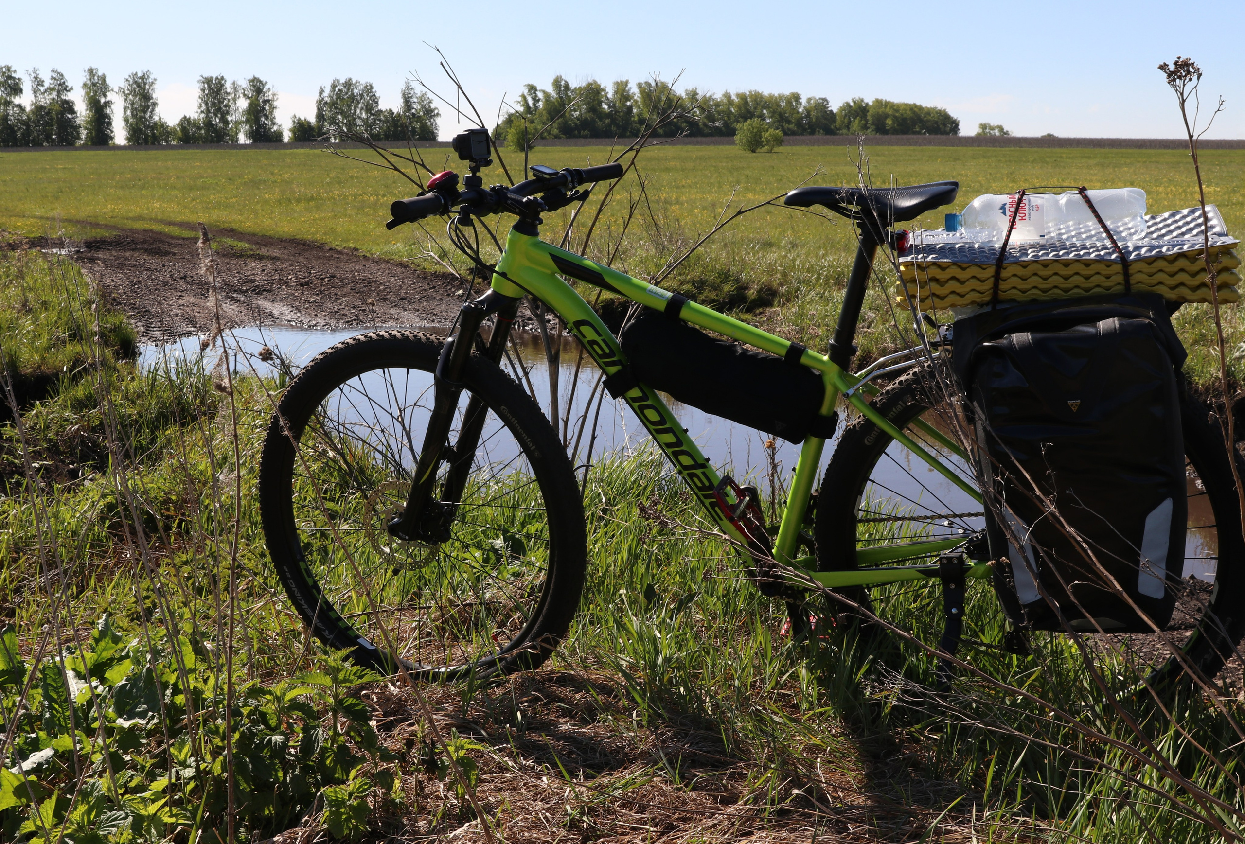 Вот и первое приключение - брод