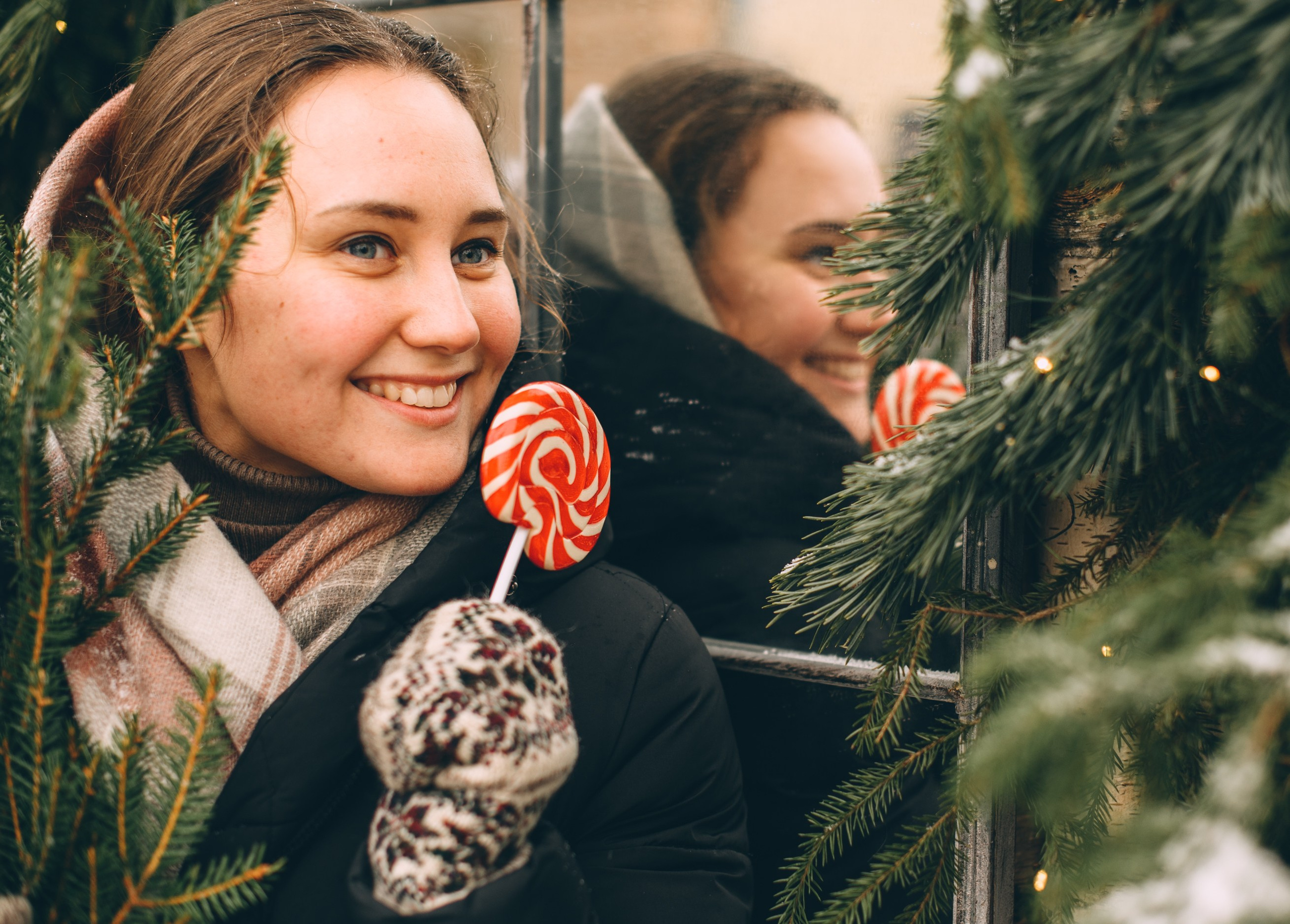 Рождественская ярмарка с подружкой. Свадебный и семейный фотограф София Невская