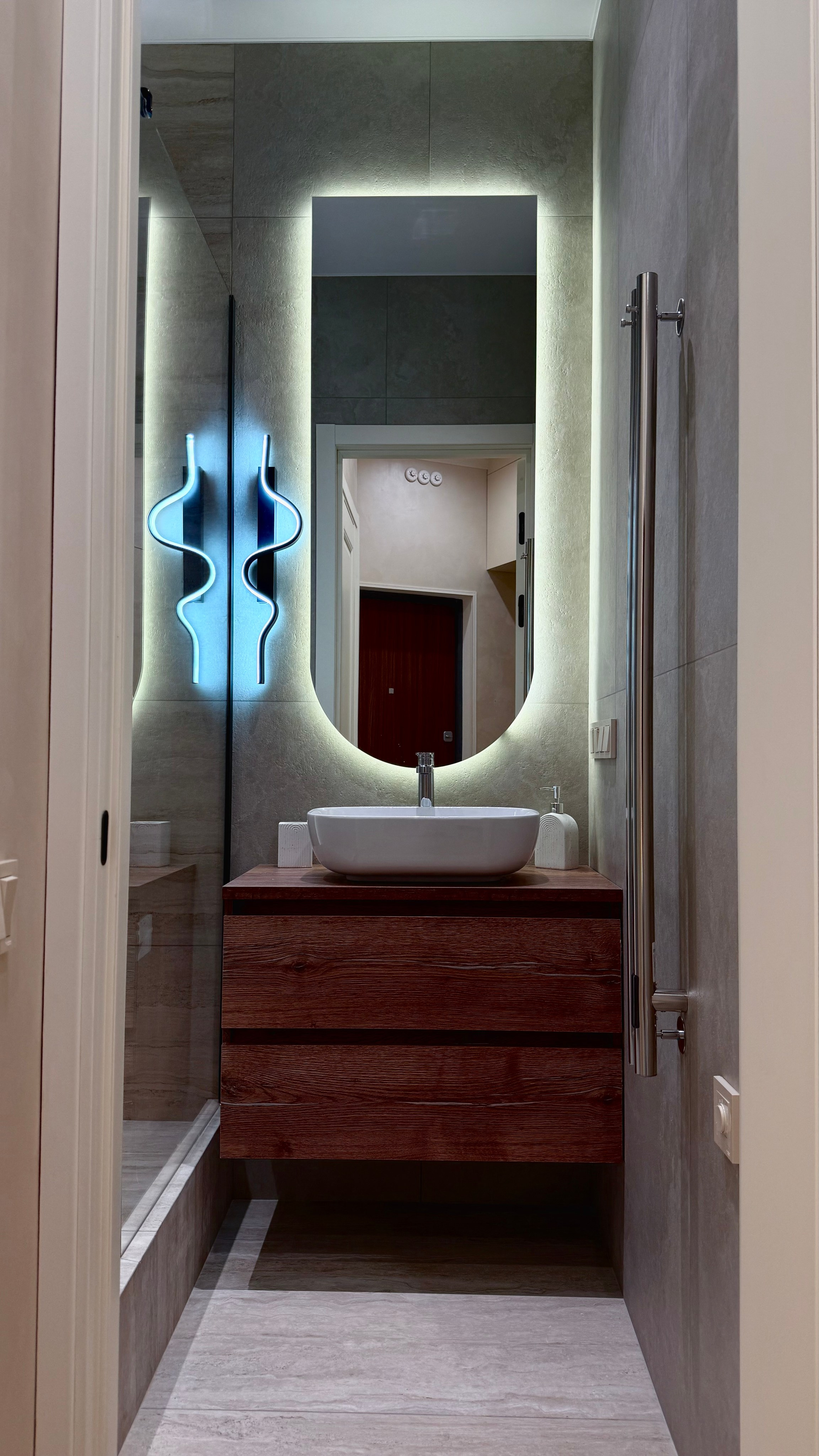 ЖК ID Park Pobedy. Квартира на сачу в долгосрочную аренду уровня комфорт плюс. Дизайн-студия интерьеров Юлии Ивановой