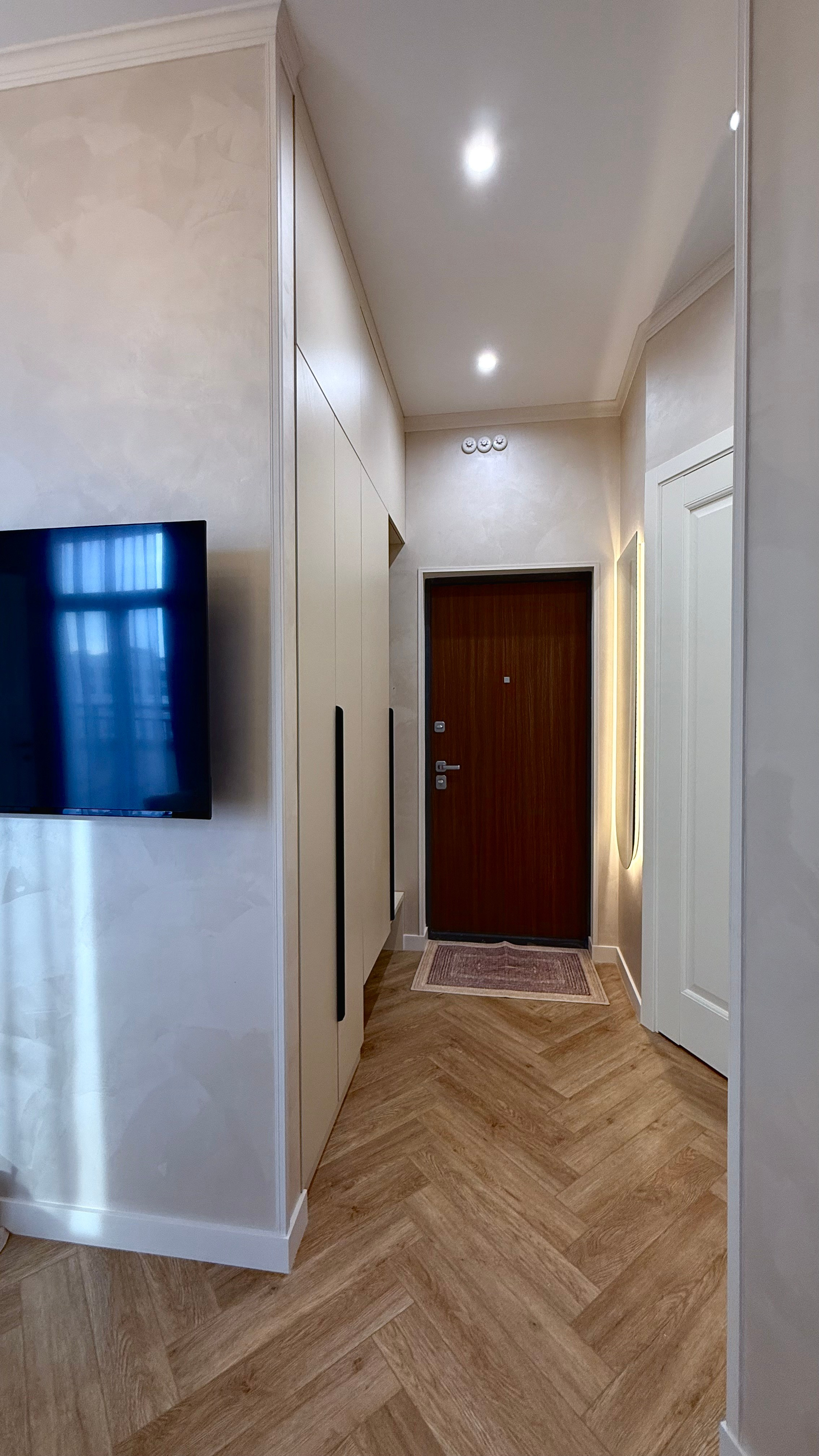 ЖК ID Park Pobedy. Квартира на сачу в долгосрочную аренду уровня комфорт плюс. Дизайн-студия интерьеров Юлии Ивановой