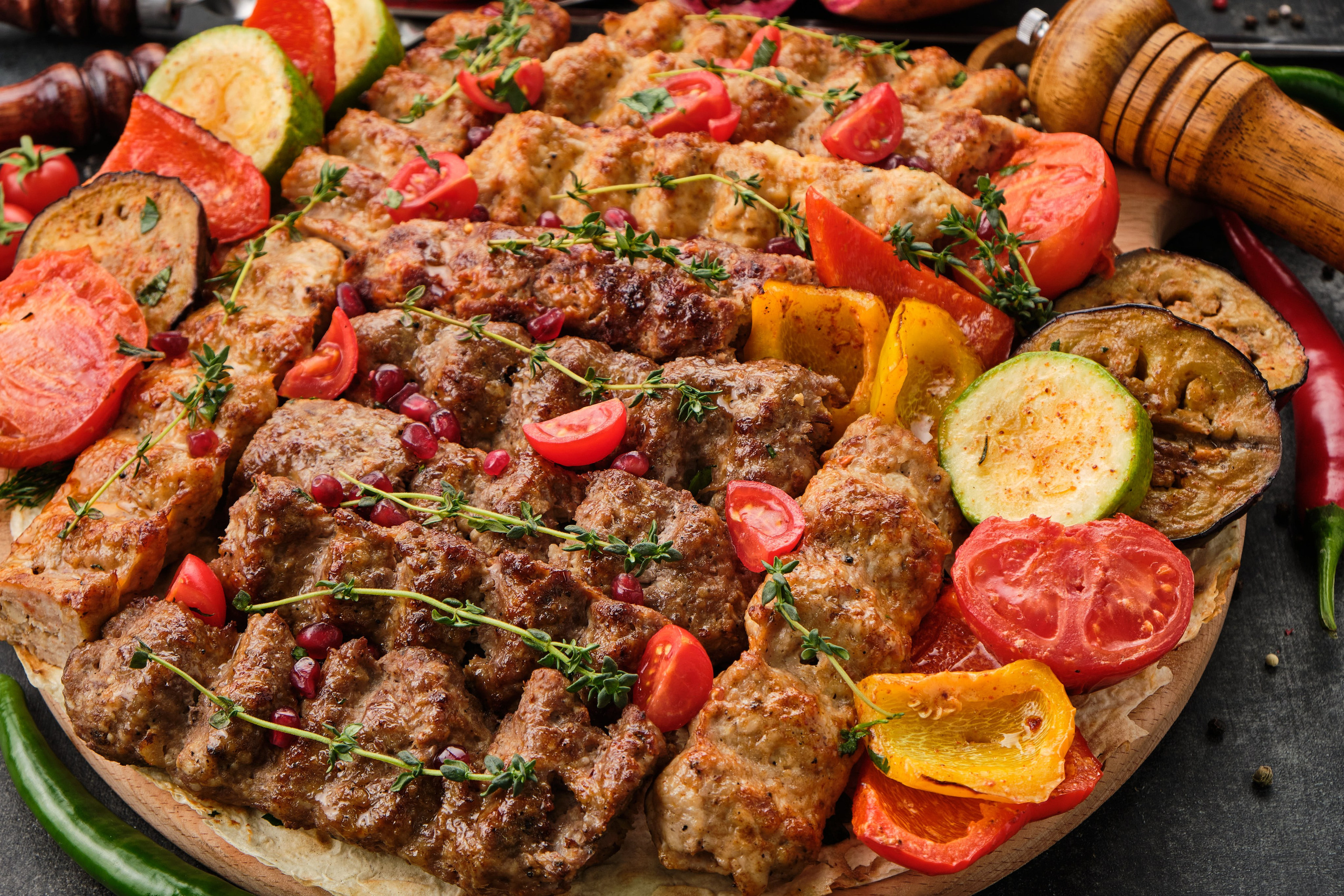 Food Photography of Shashlik and Georgian Cuisine for Delivery | Food Photographer Tbilisi. Commercial Photographer Tbilisi | Food & Product Photography | Vitaly Gorbachev