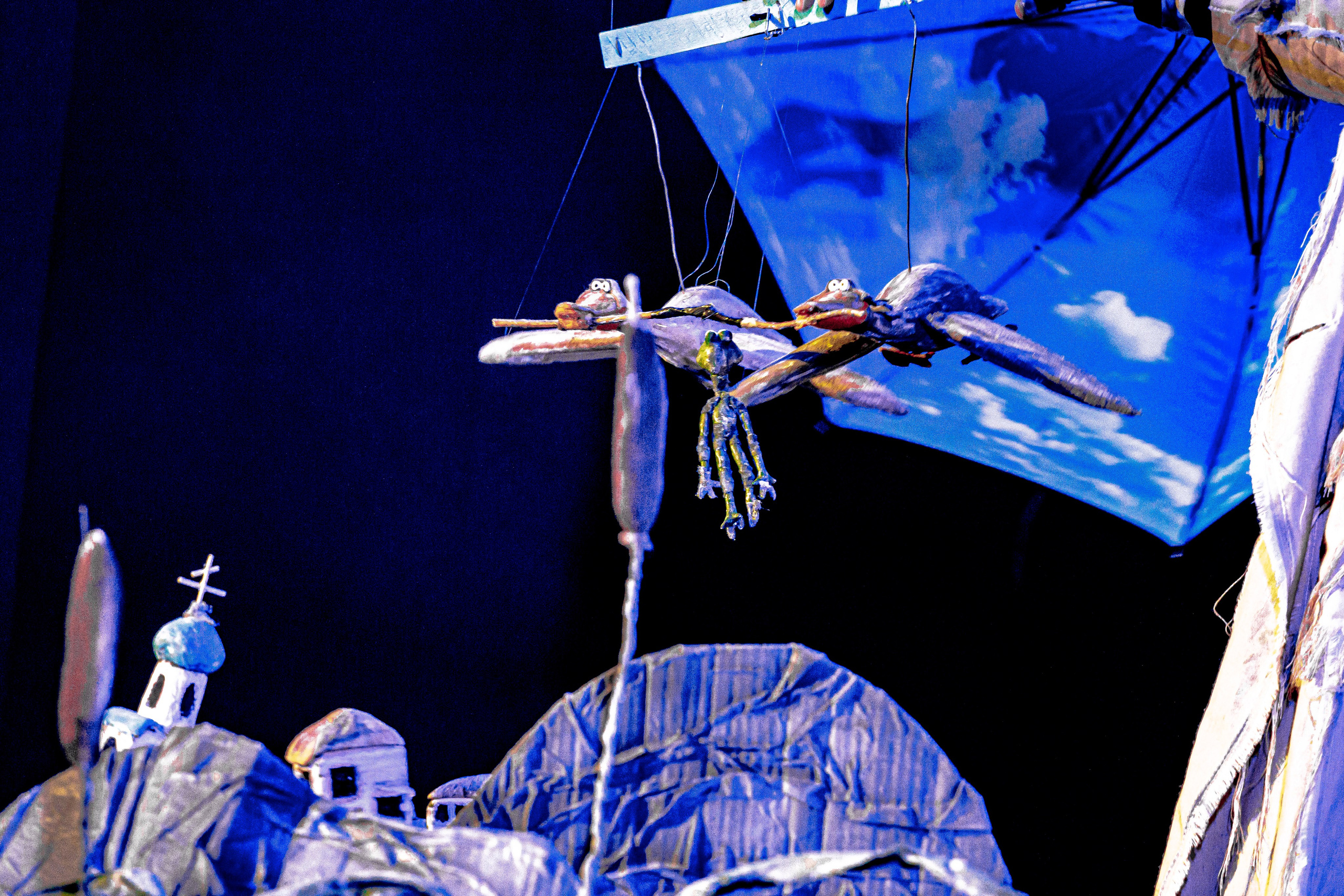 Спектакль театра Саквояж Лягушка путешествиница. Фотограф в Сочи Юрий Шептаев