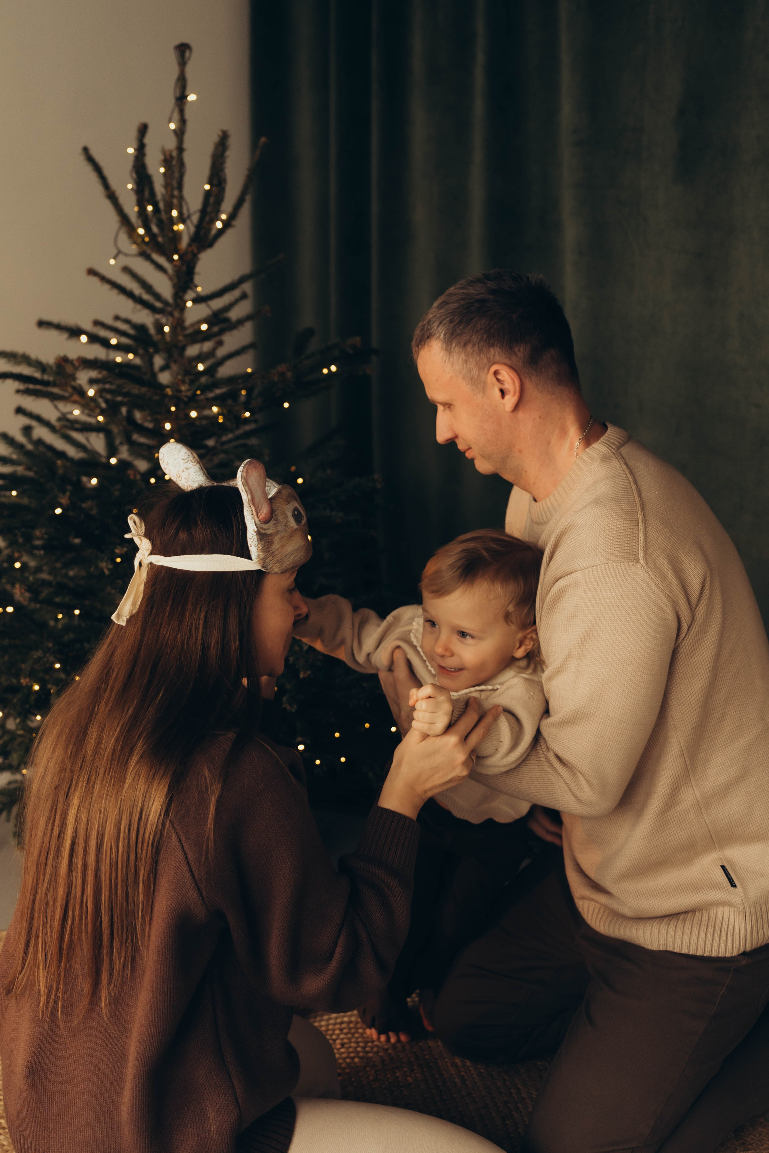 Екатерина, Николай и малышка Аня